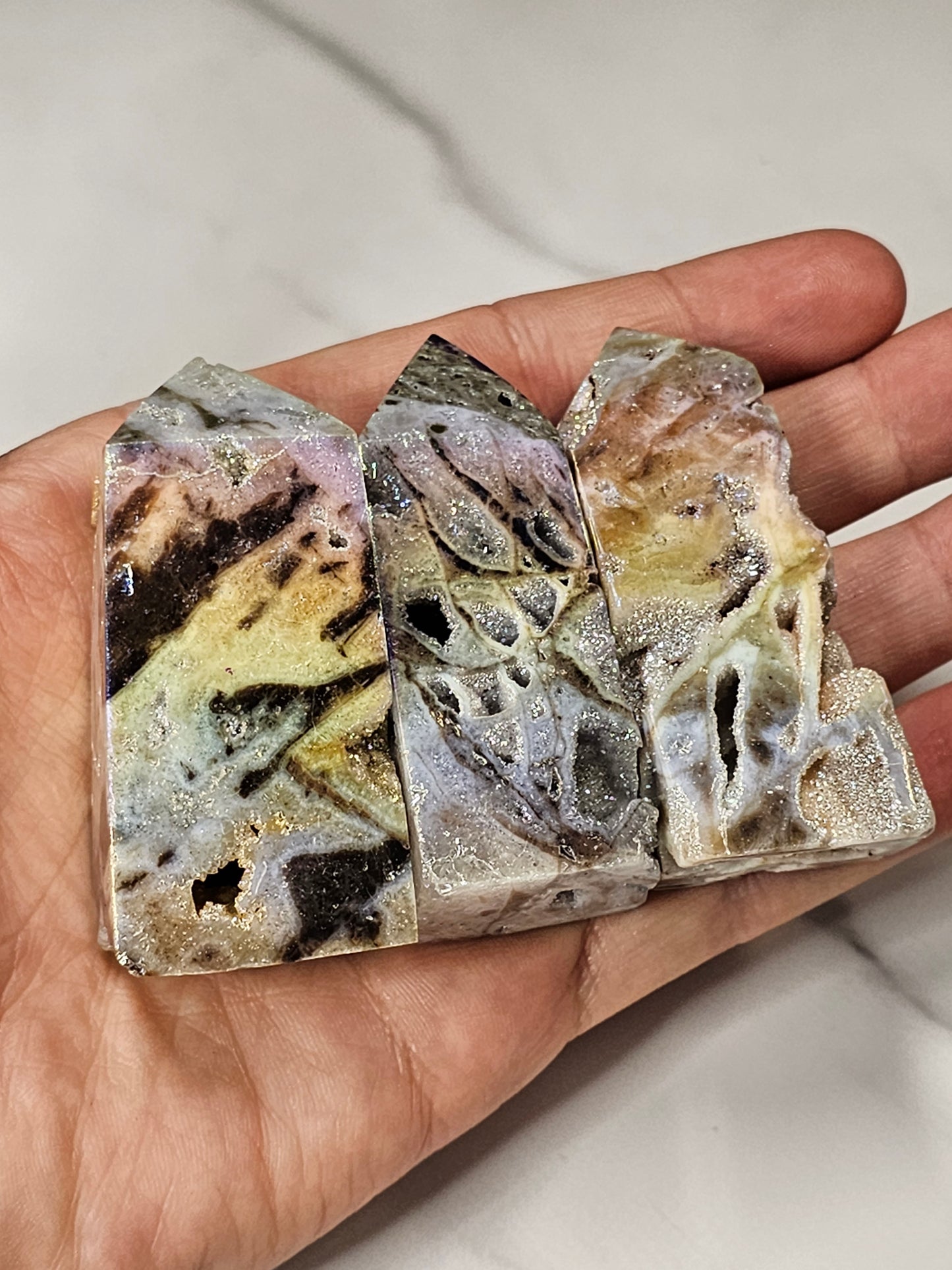 Druzy Aura Sphalerite Tower