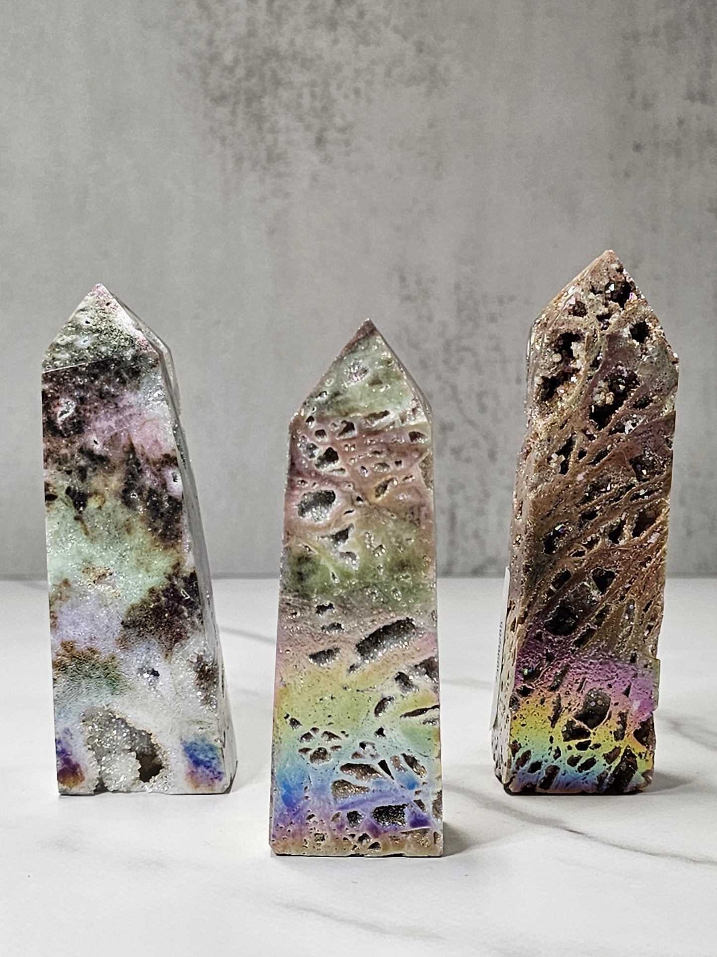 Druzy Aura Sphalerite Tower