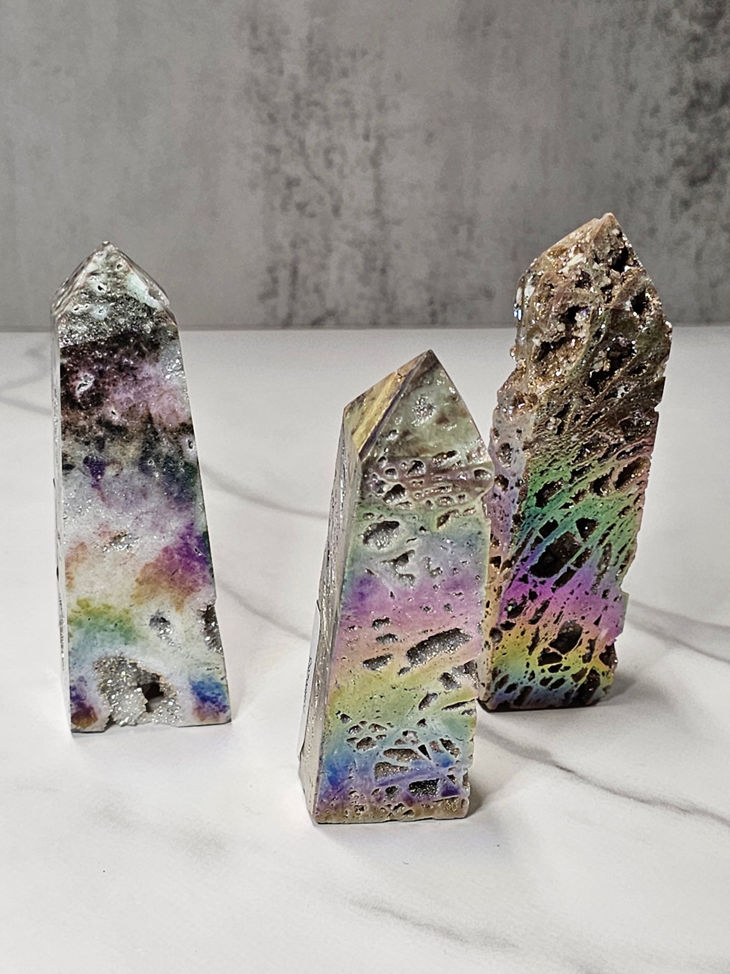 Druzy Aura Sphalerite Tower