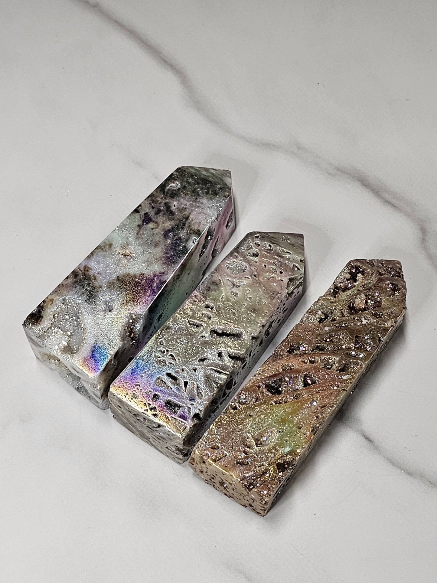 Druzy Aura Sphalerite Tower