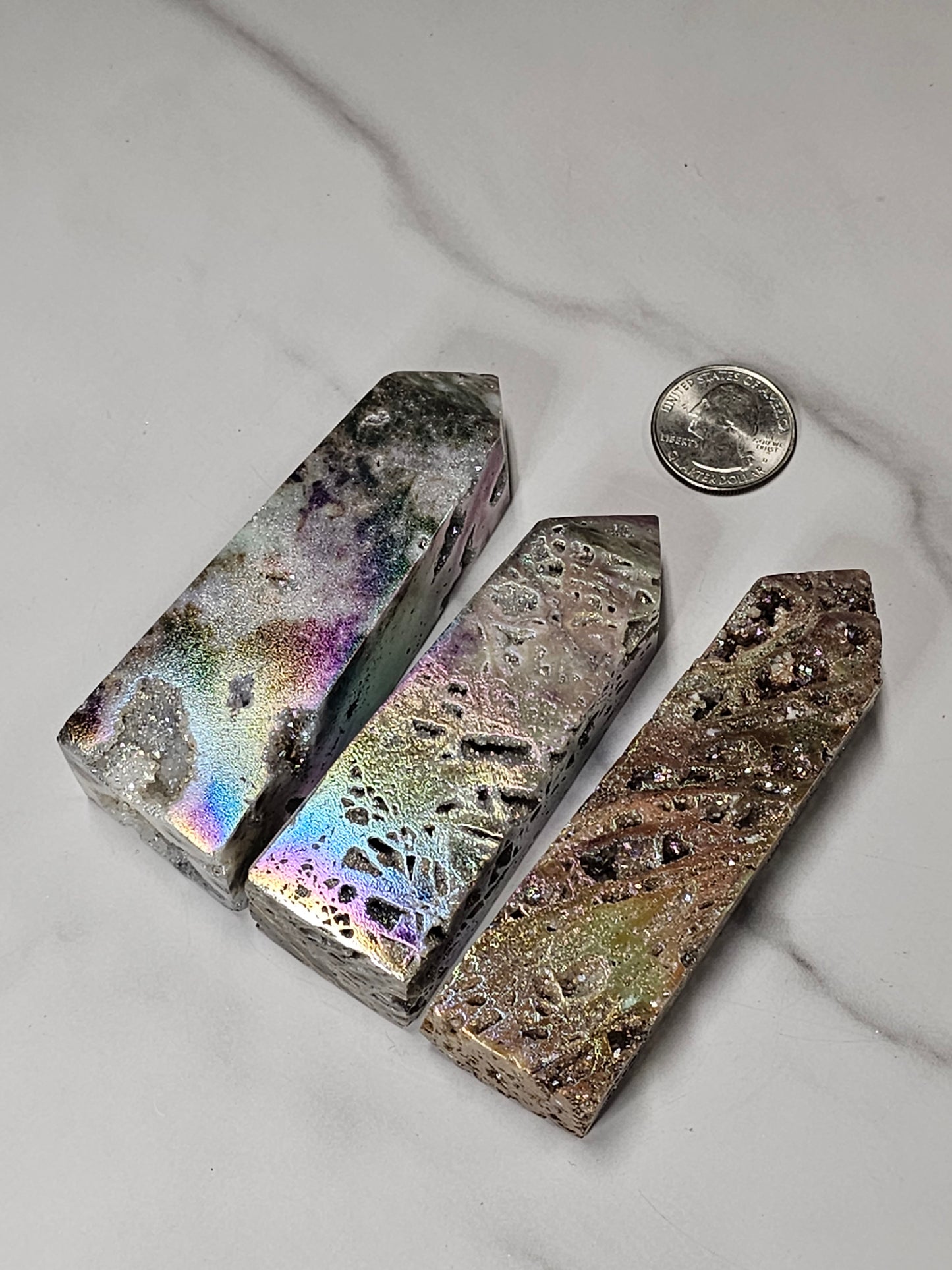 Druzy Aura Sphalerite Tower