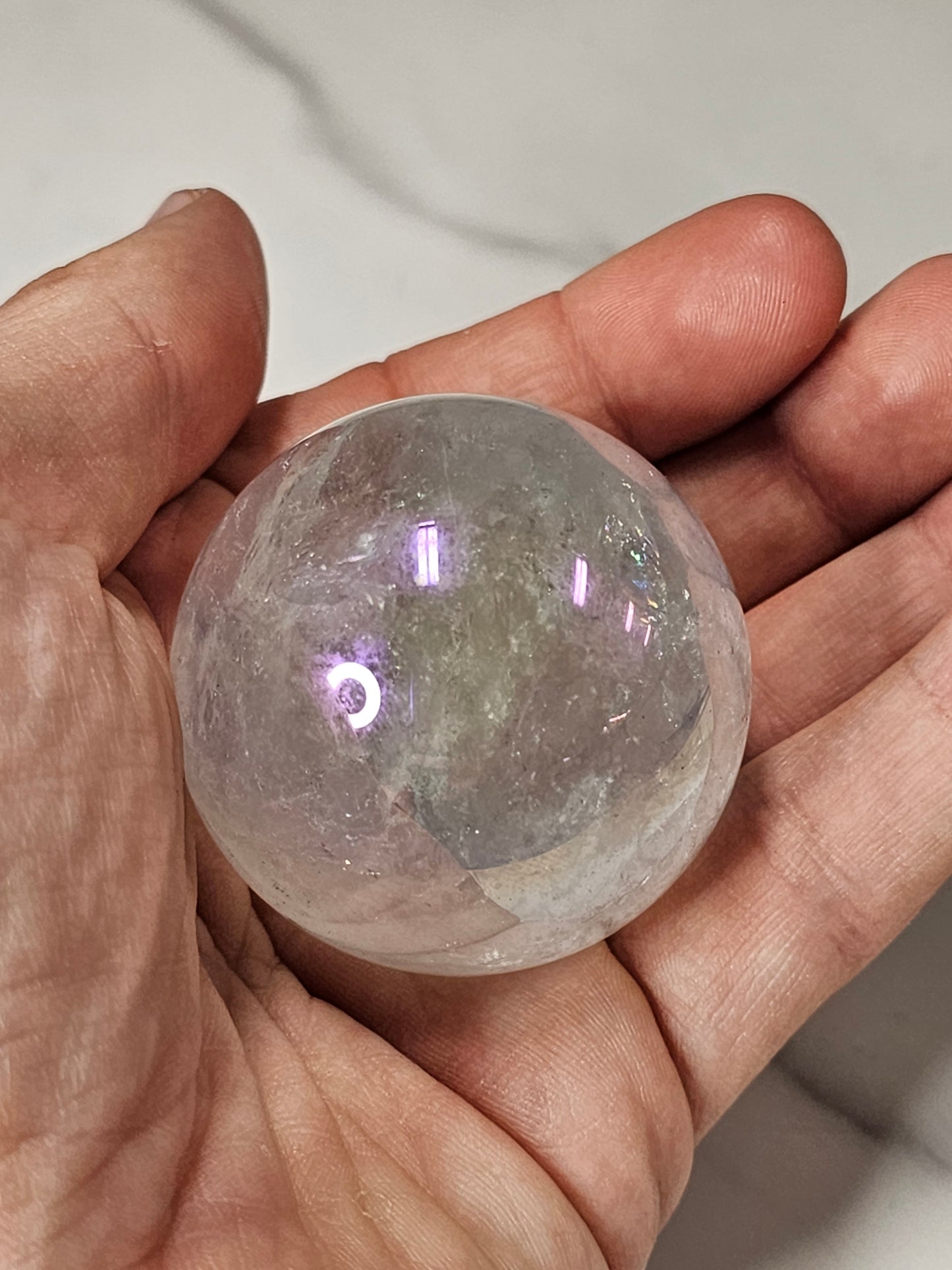 Aura Quartz Sphere