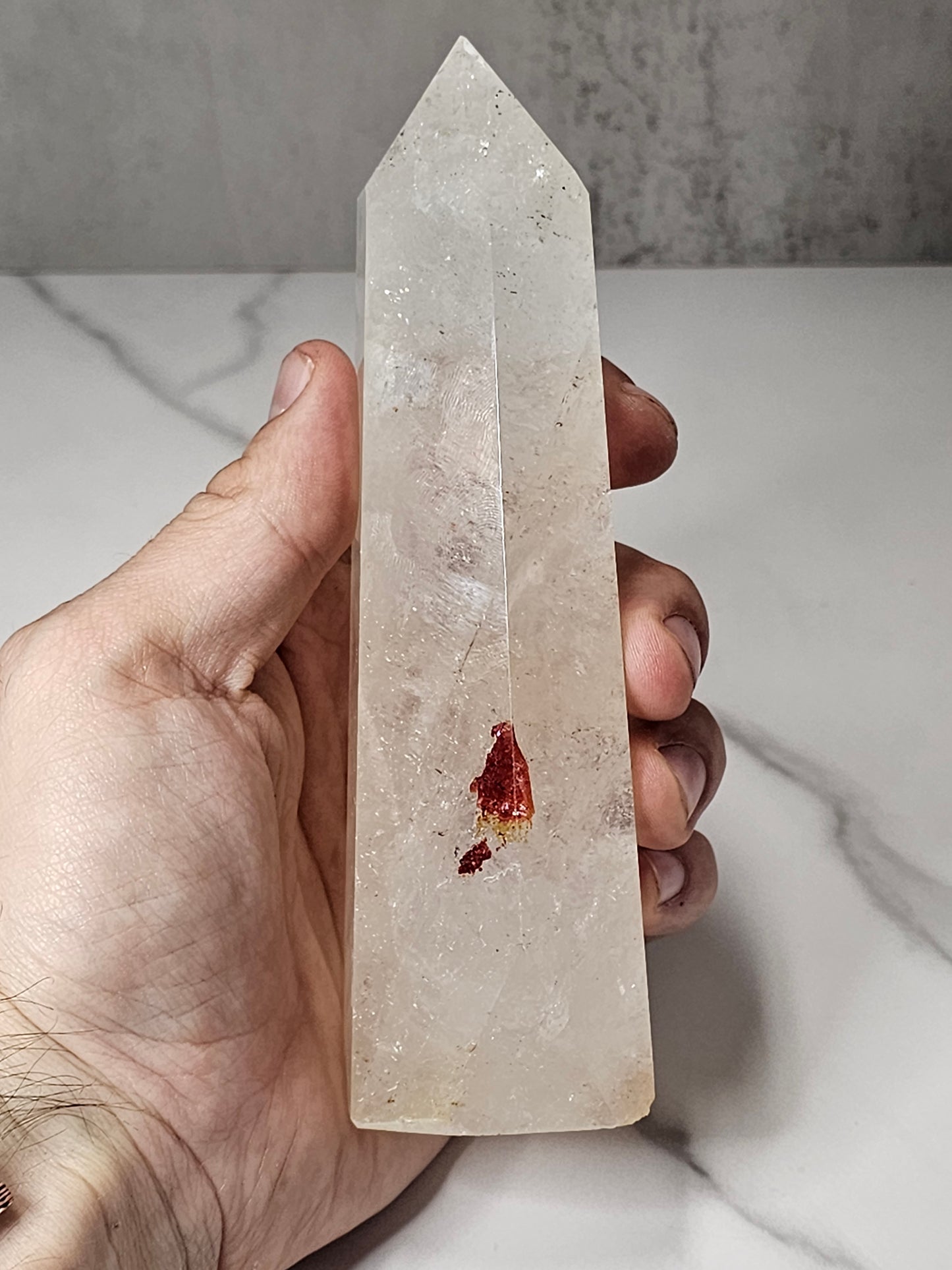 Clear Quartz Tower