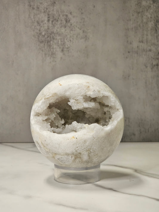 Moroccan Quartz Geode Sphere