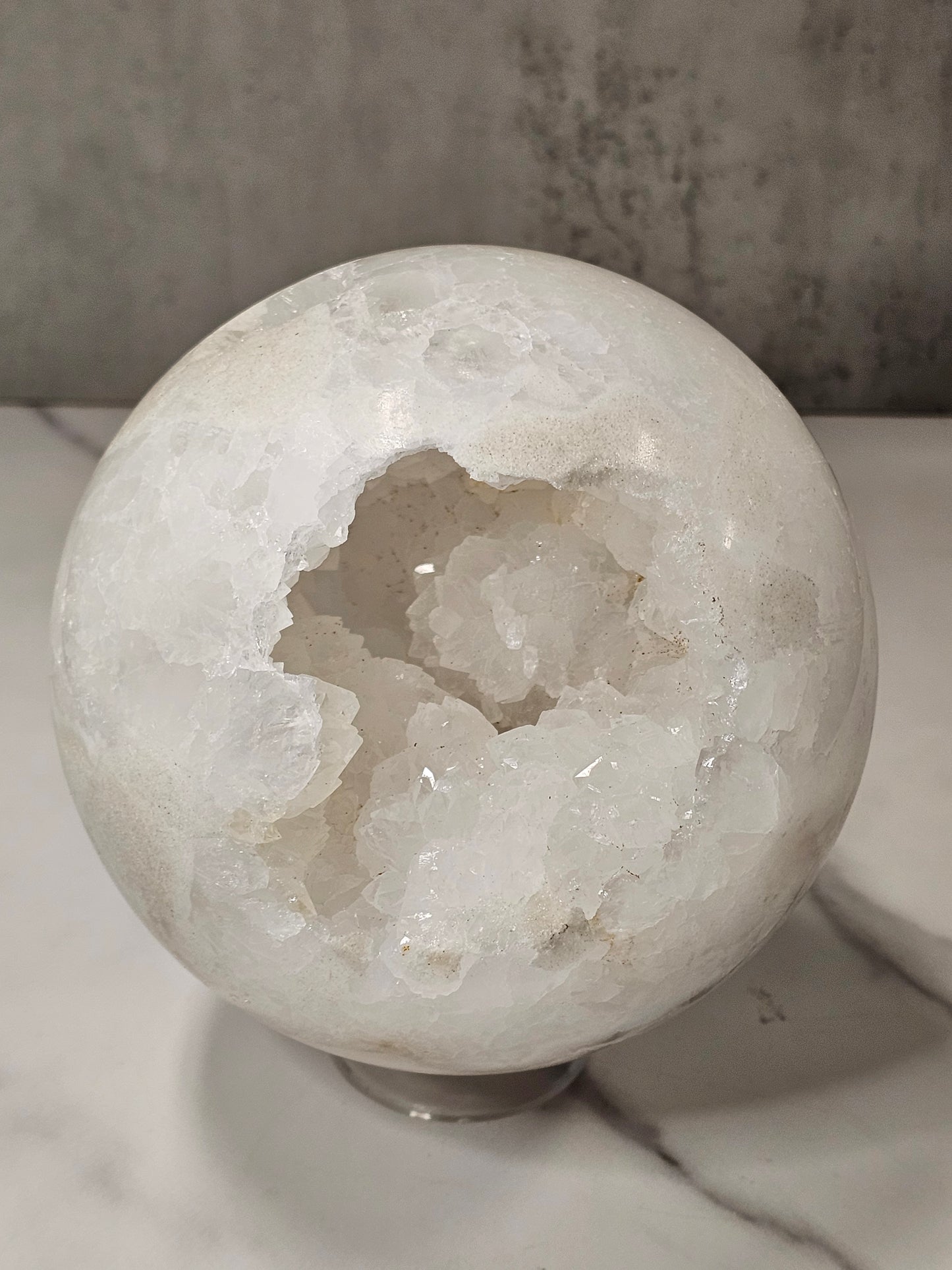 Druzy Quartz Sphere