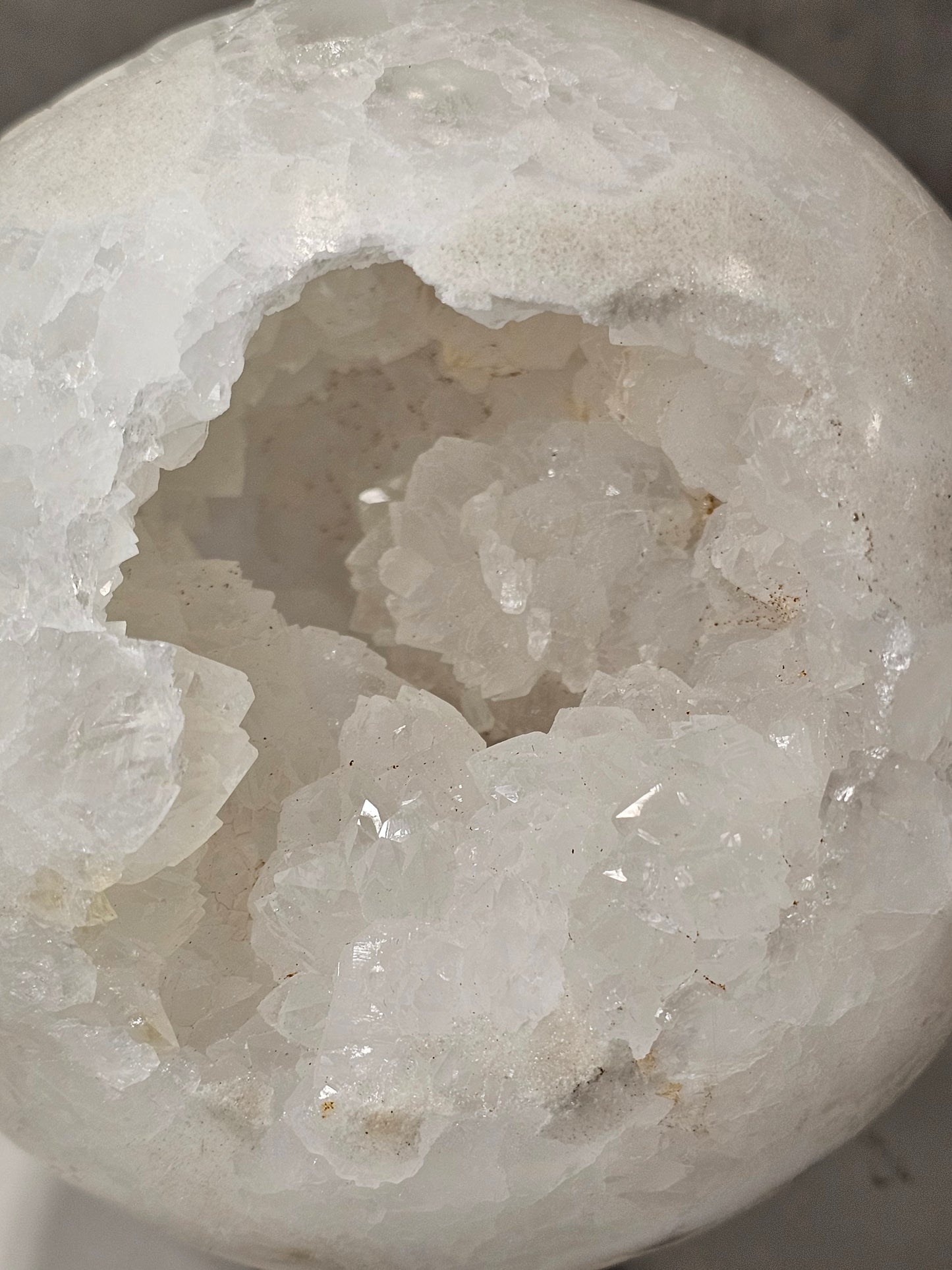 Druzy Quartz Sphere