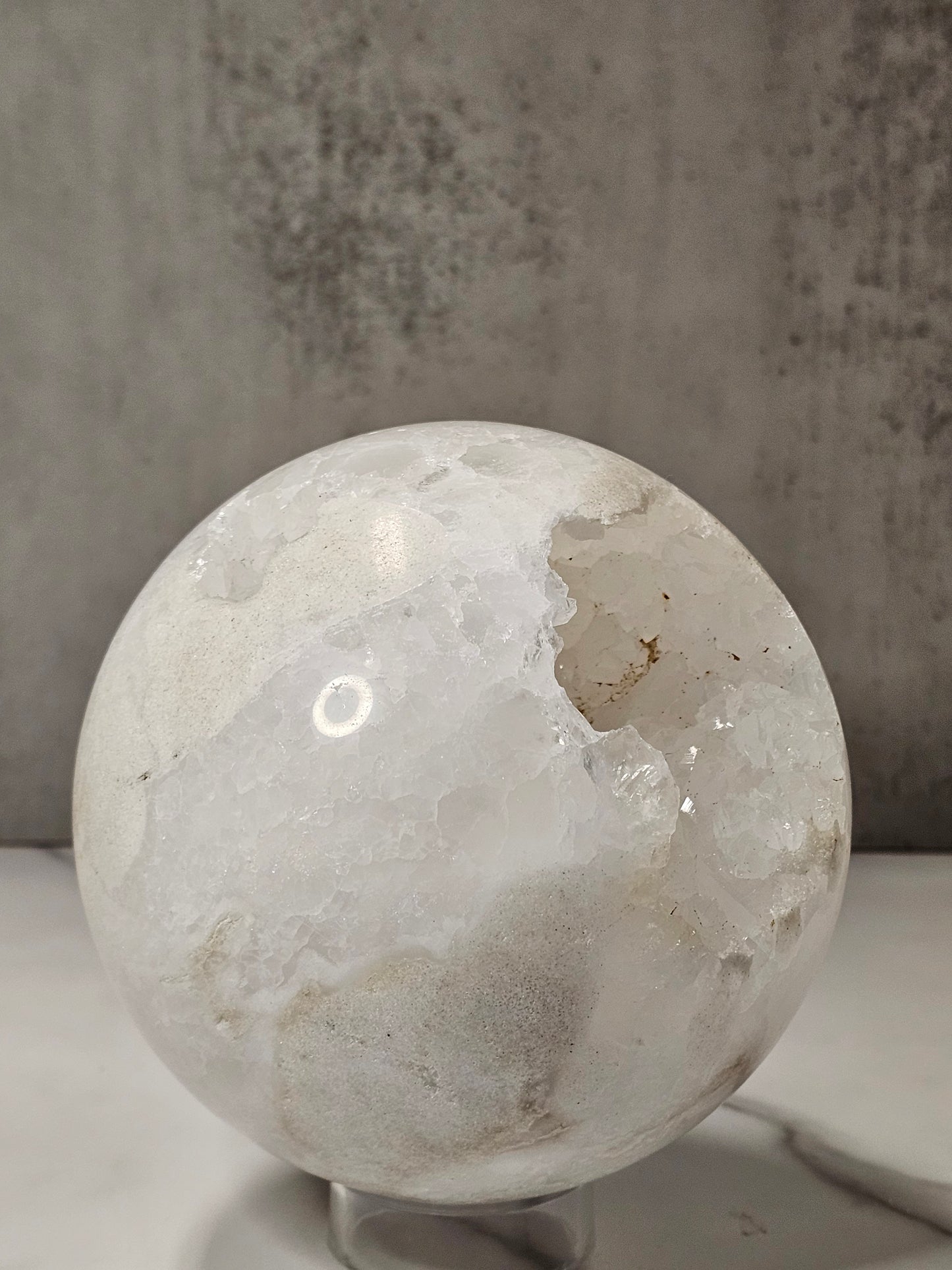 Druzy Quartz Sphere