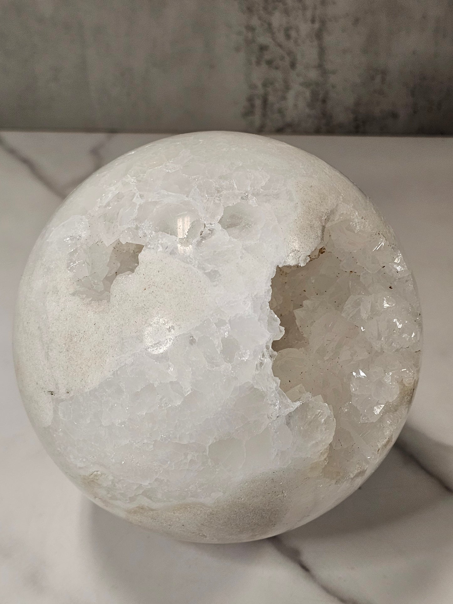 Druzy Quartz Sphere