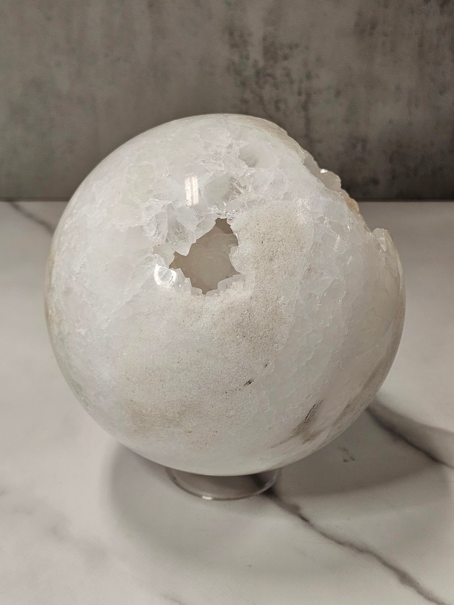 Druzy Quartz Sphere
