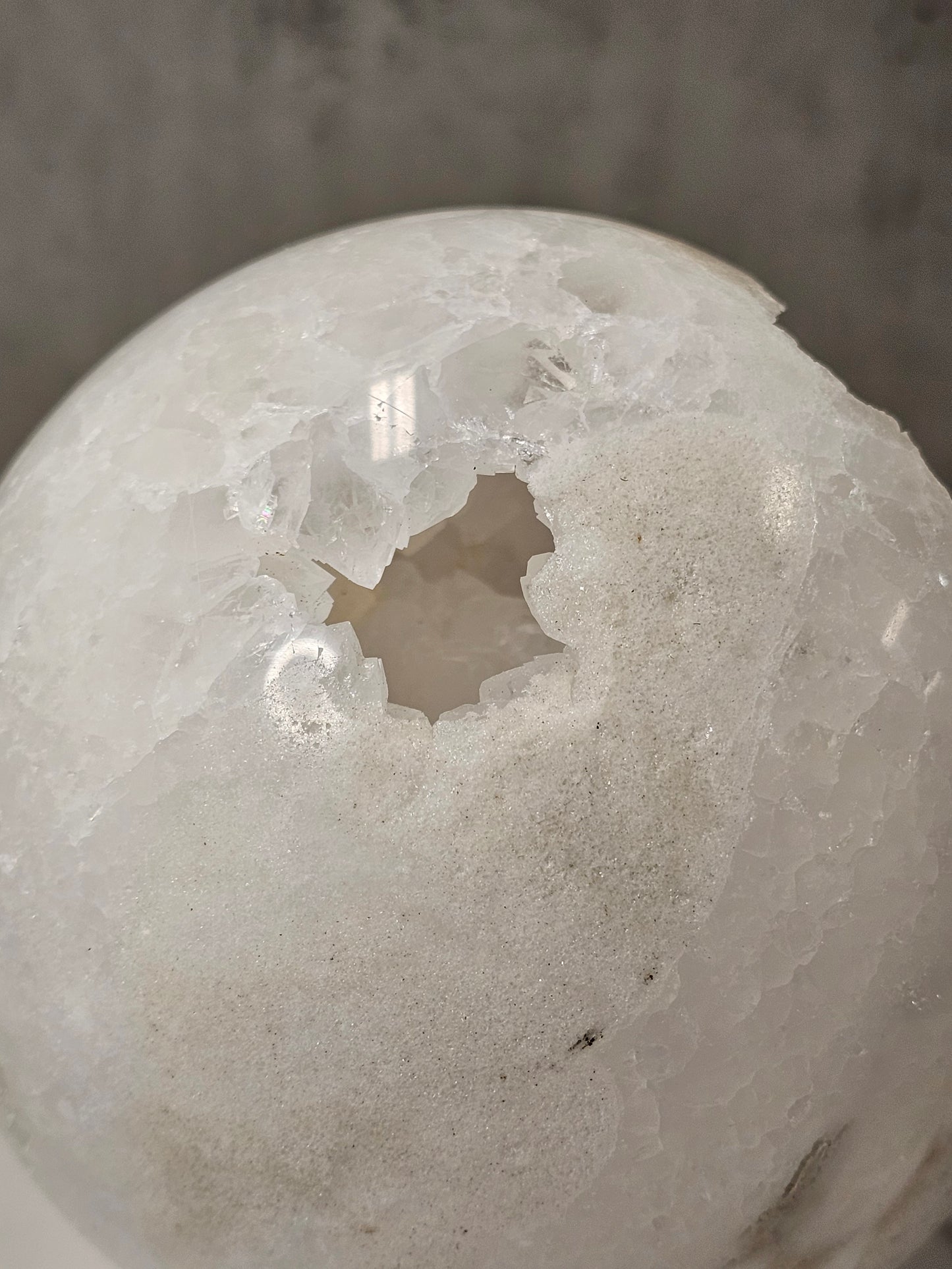 Druzy Quartz Sphere