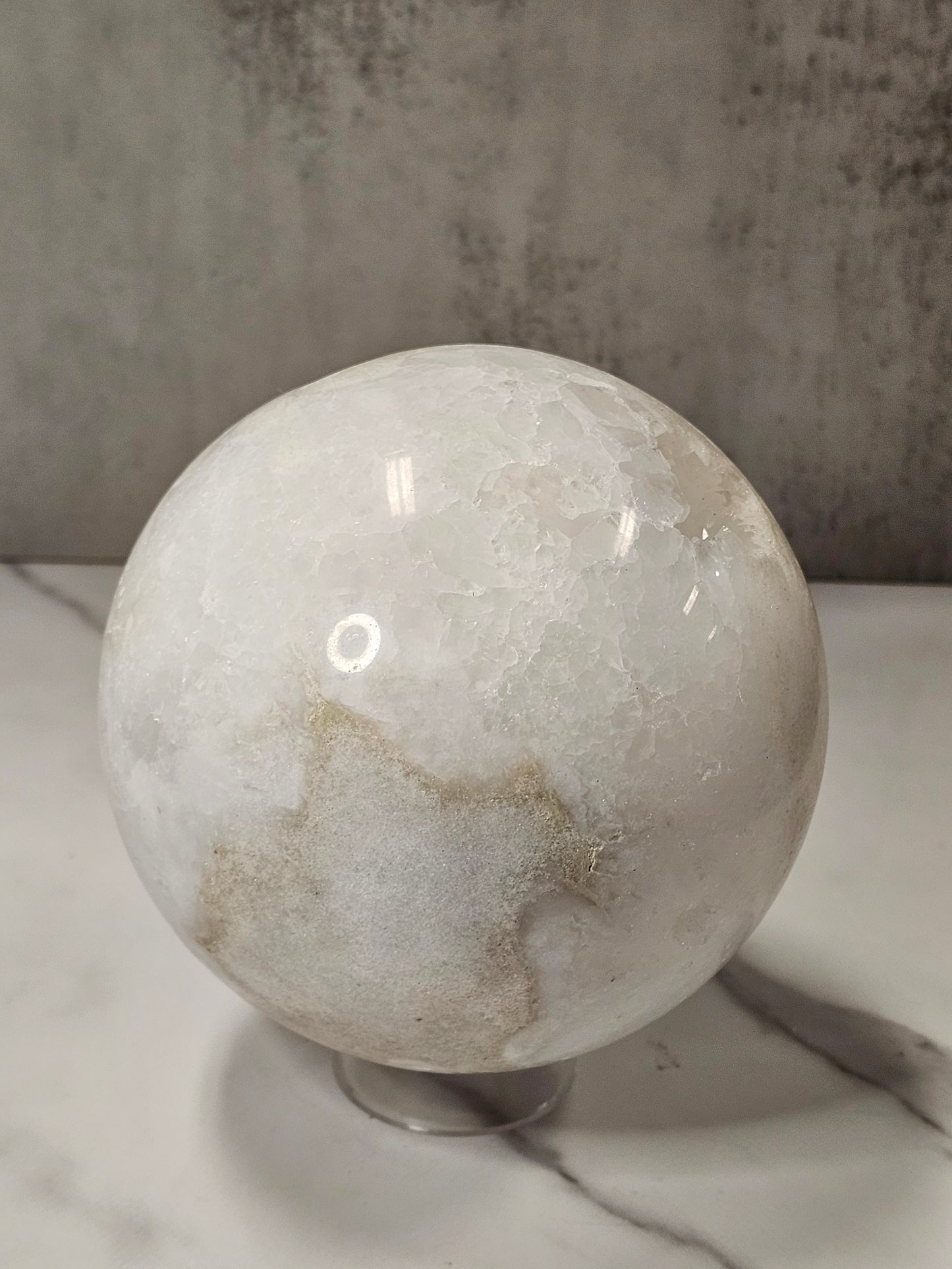 Druzy Quartz Sphere