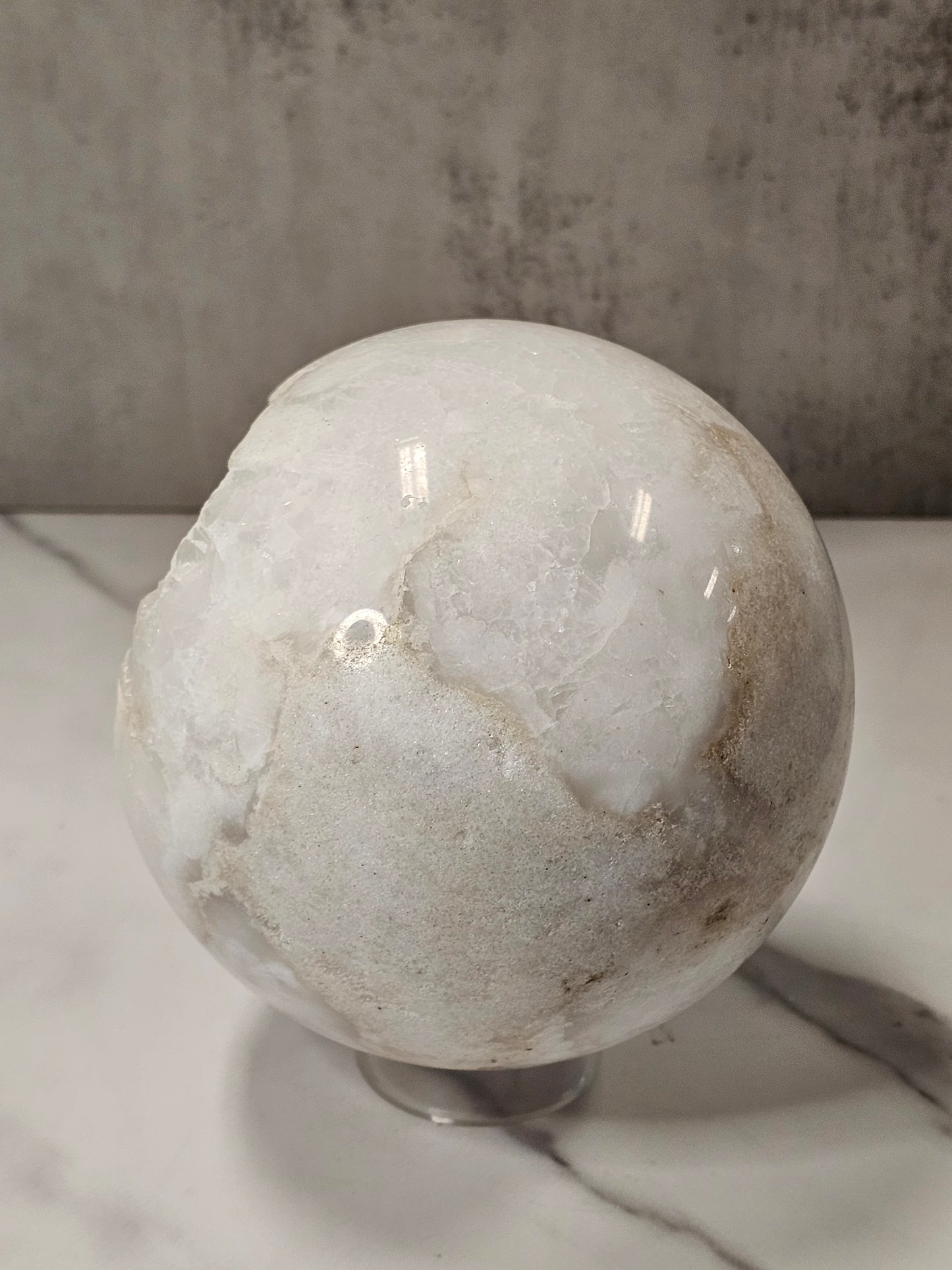 Druzy Quartz Sphere