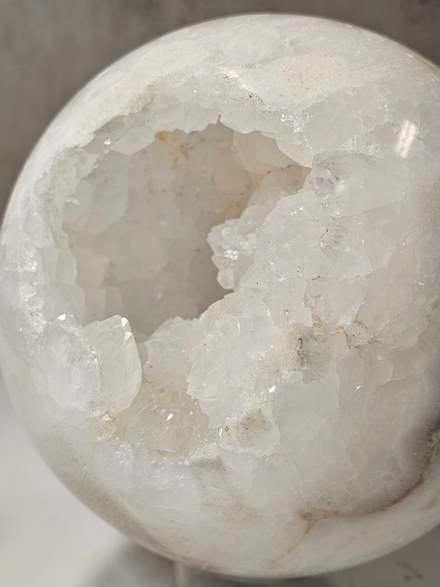 Druzy Quartz Sphere