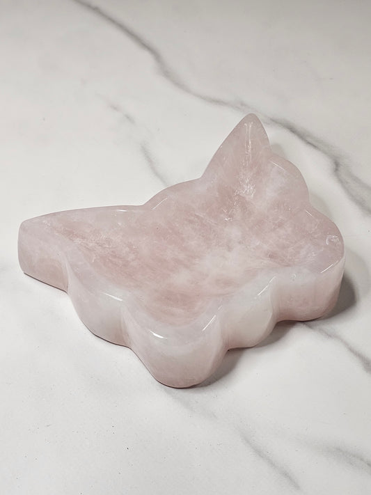 Rose Quartz Butterfly Bowl