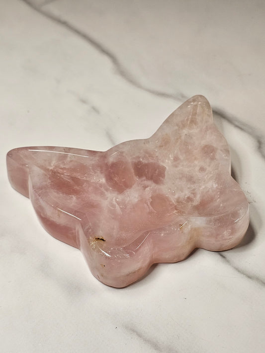 Rose Quartz Butterfly Bowl