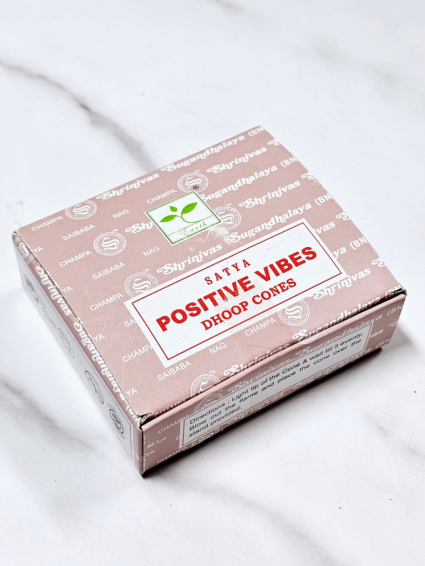 Positive Vibes Satya Incense Cones 12pk