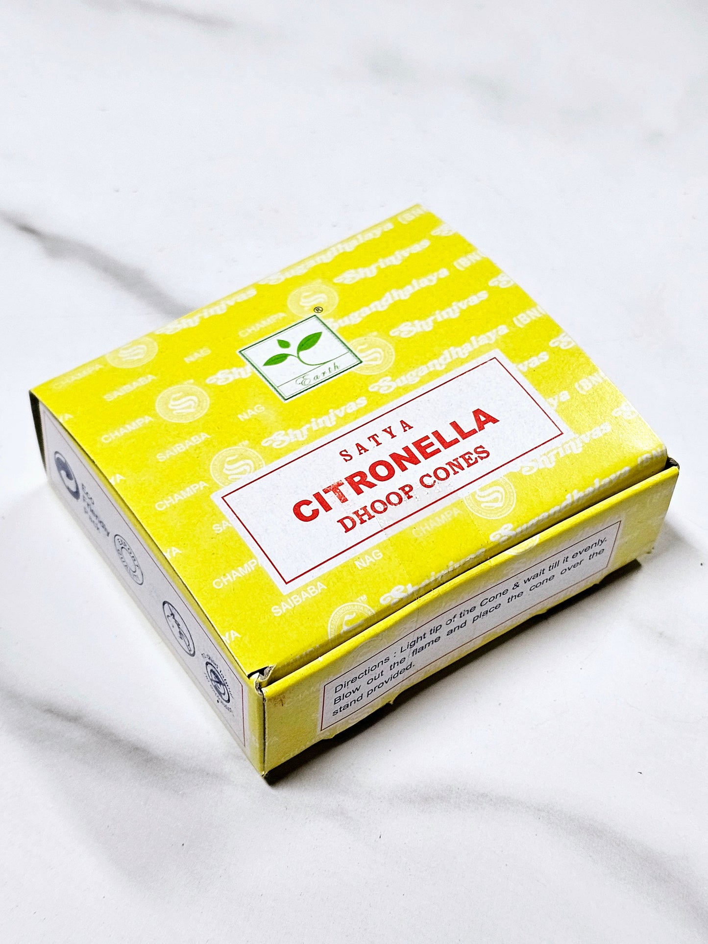 Citronella Satya Incense Cones 12pk