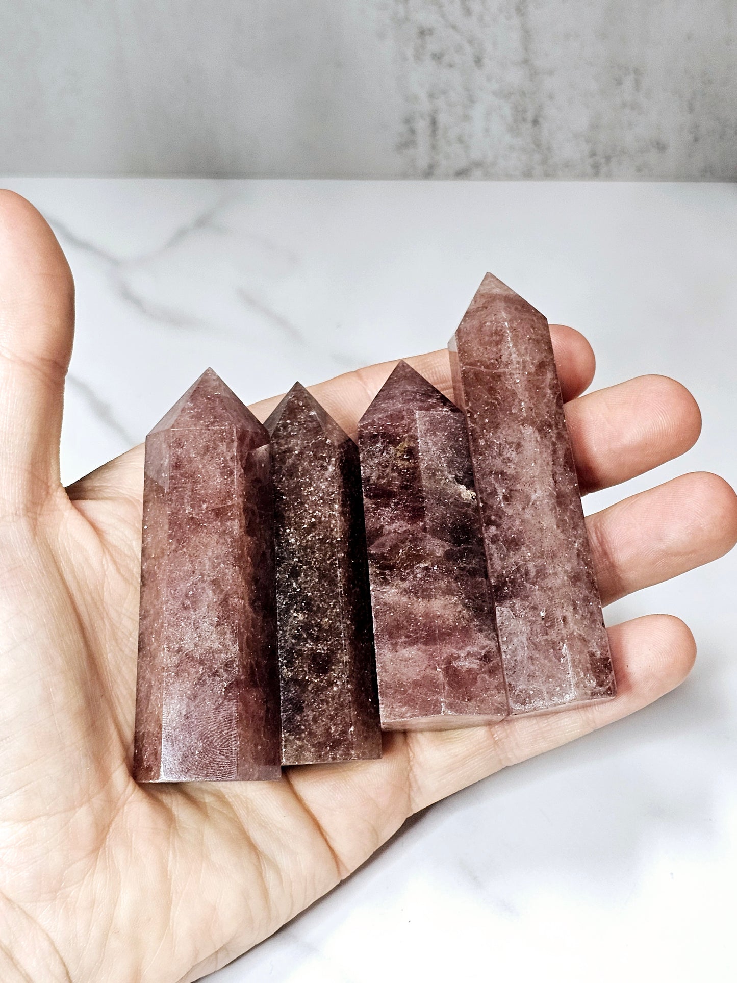 Strawberry Quartz Tower