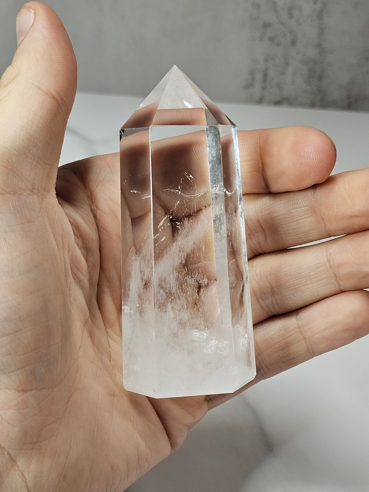 Clear Quartz Tower