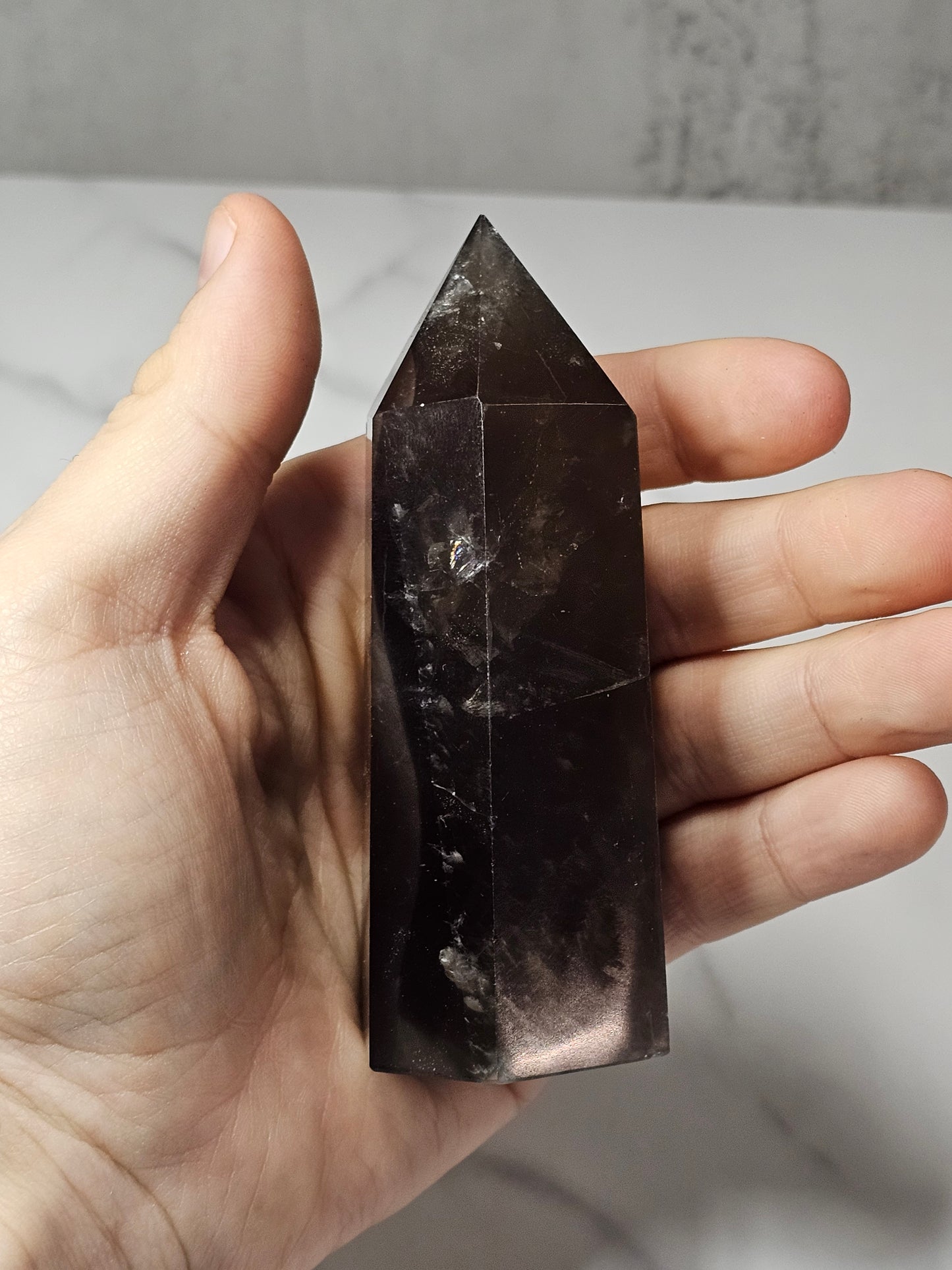 Smokey Quartz Tower