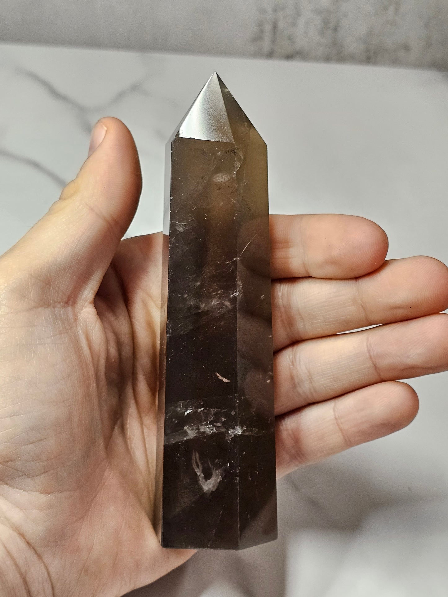 Smokey Quartz Tower