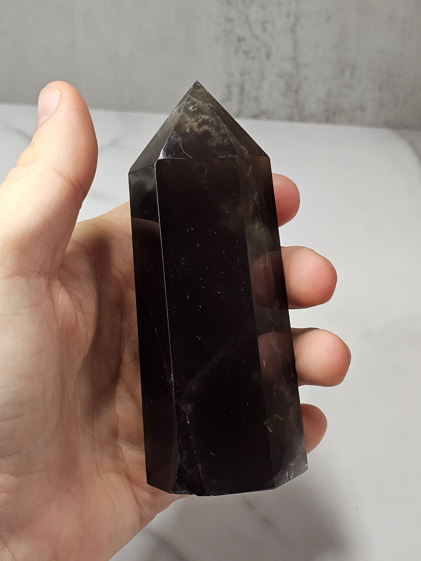 Smokey Quartz Tower