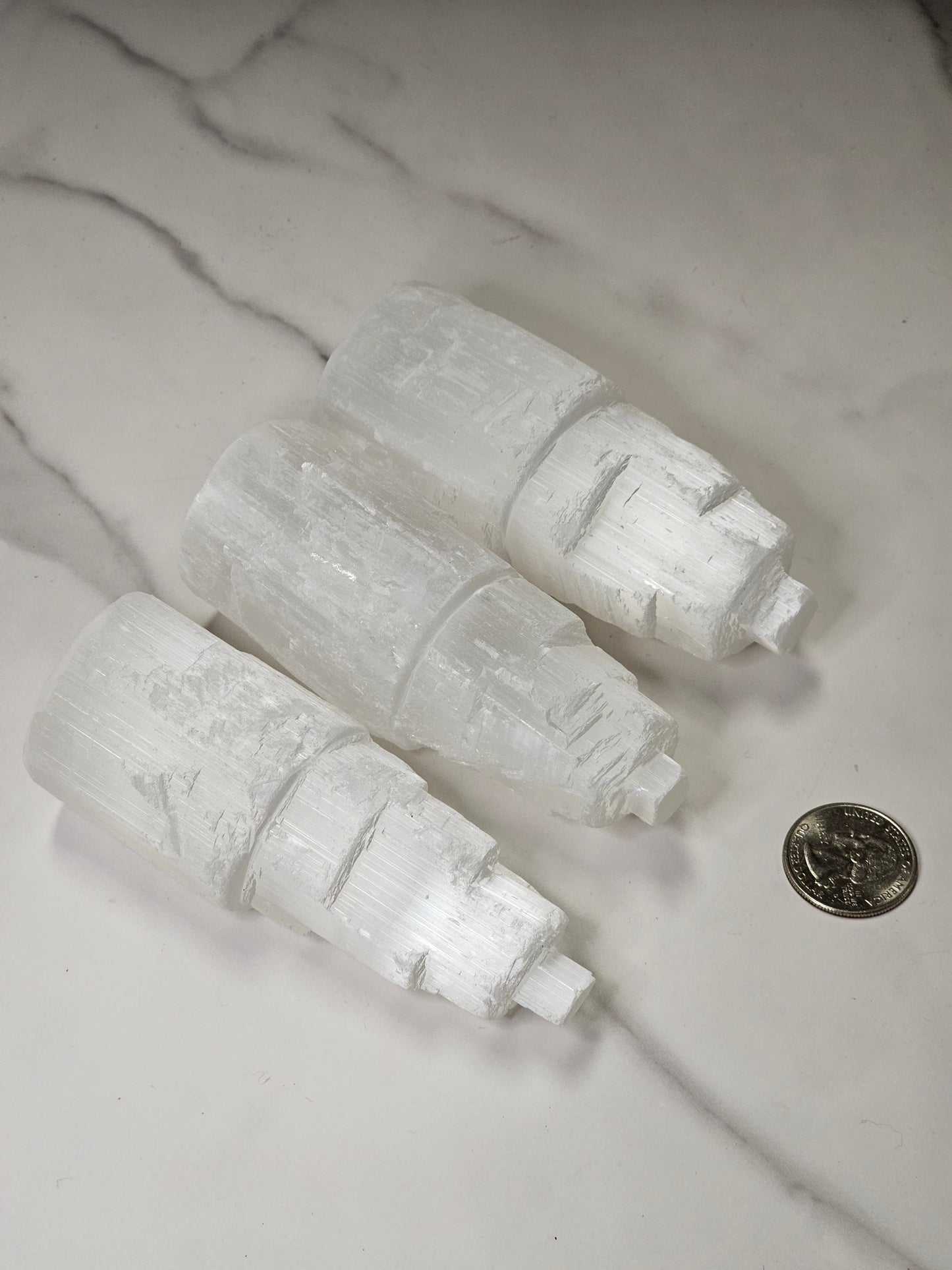 Selenite Tower 4"