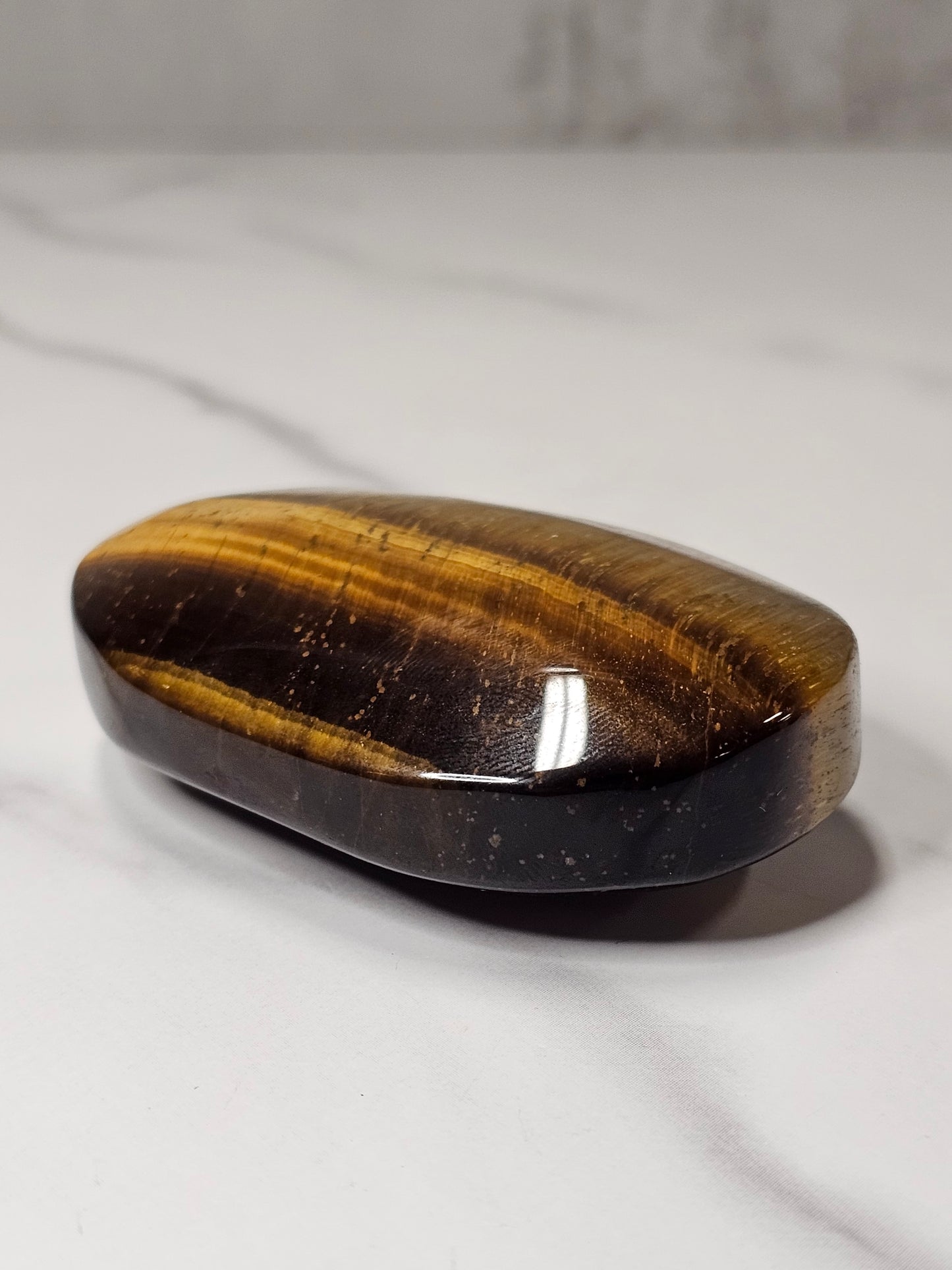 Tiger's Eye Palm Stone