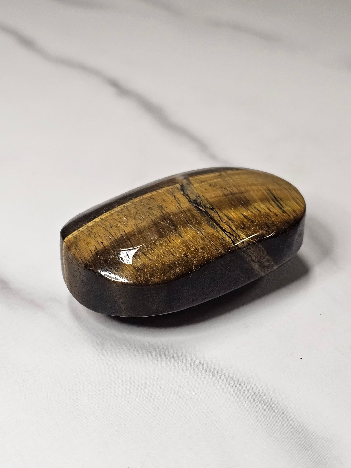 Tiger's Eye Palm Stone