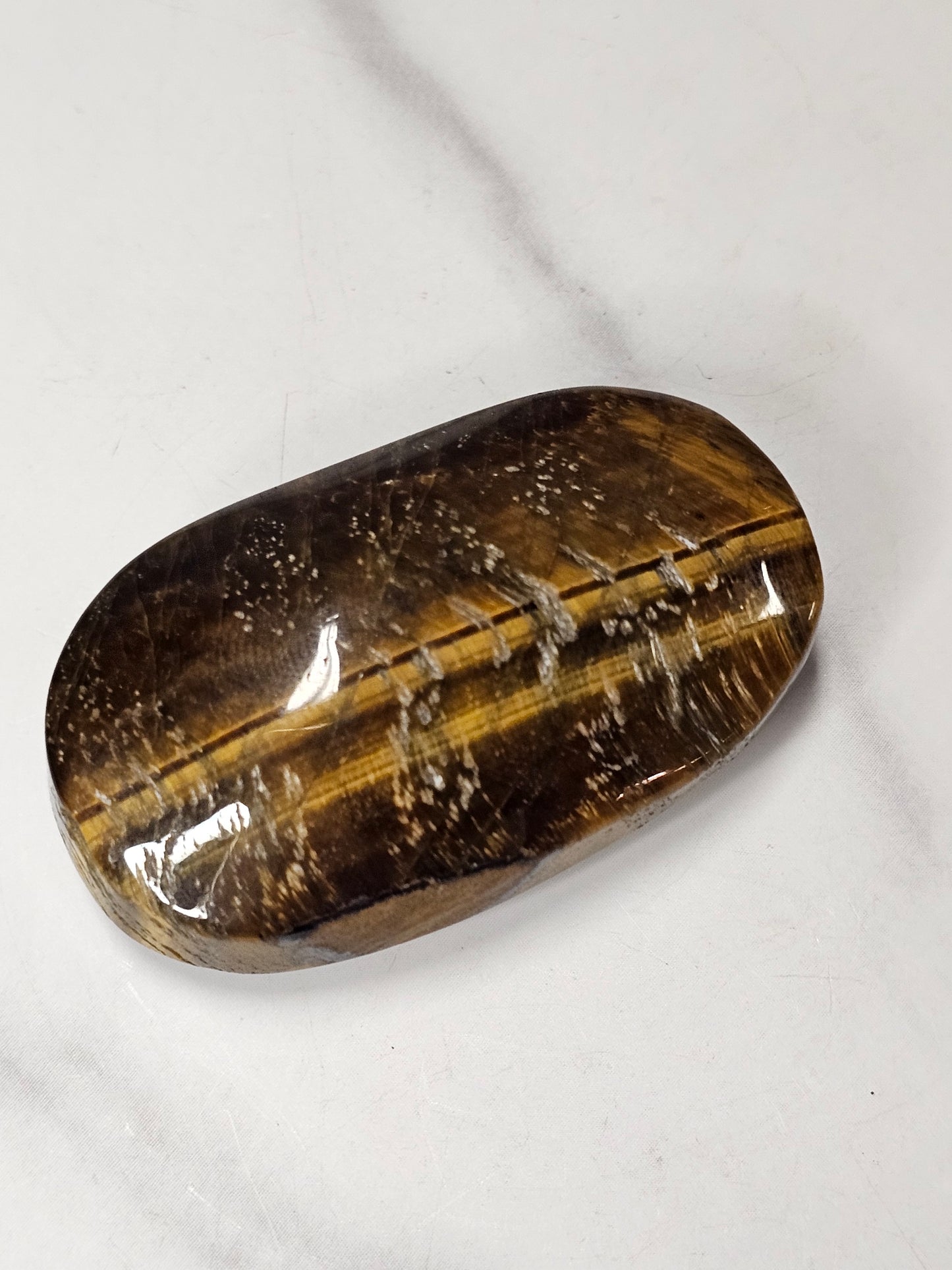 Tiger's Eye Palm Stone