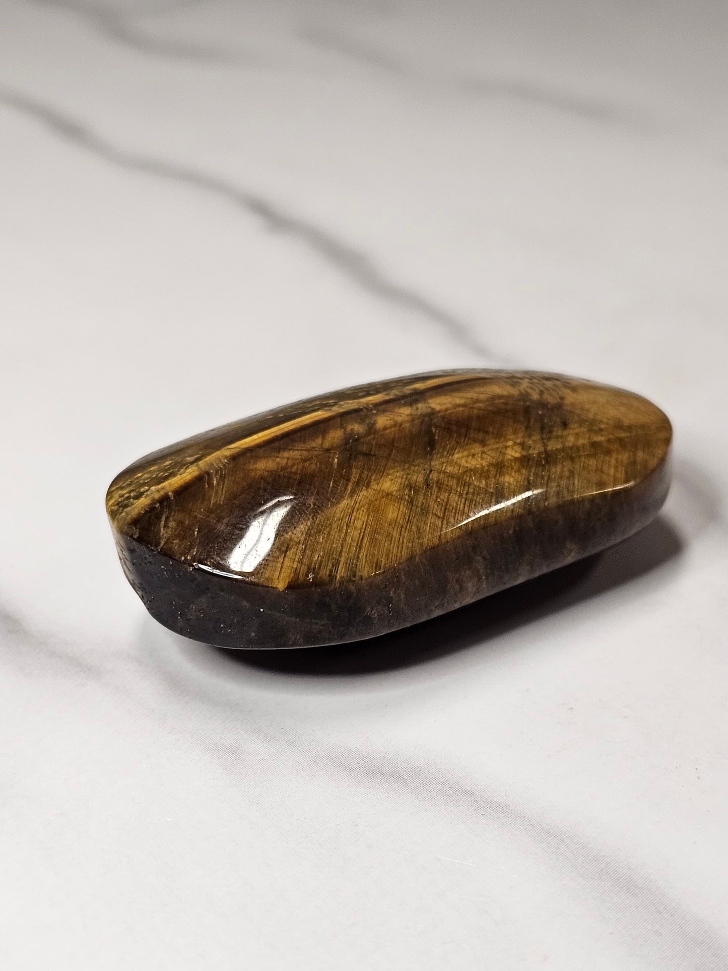 Tiger's Eye Palm Stone