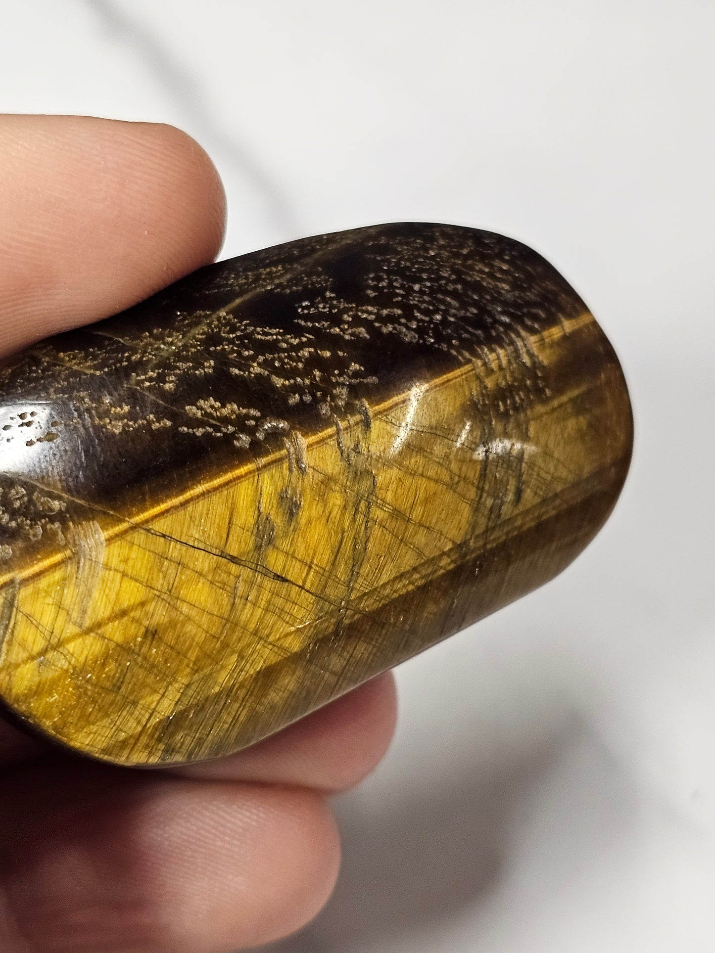 Tiger's Eye Palm Stone