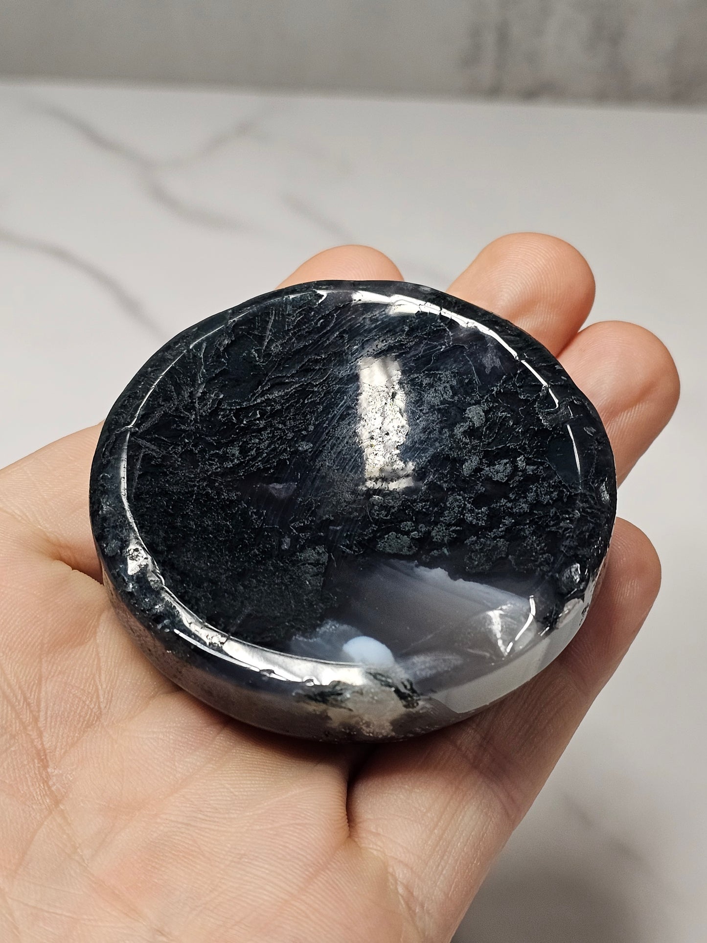 Moss Agate Bowl/Dish