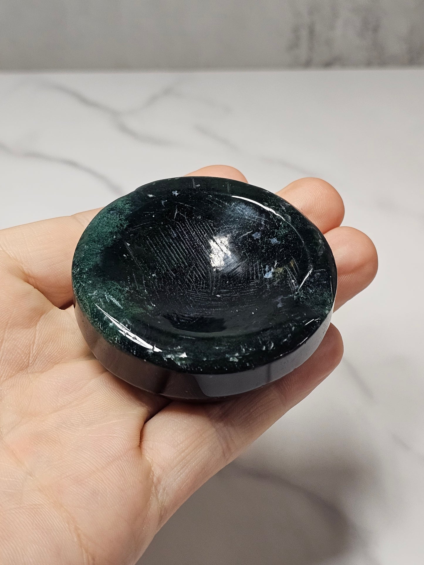 Moss Agate Bowl/Dish
