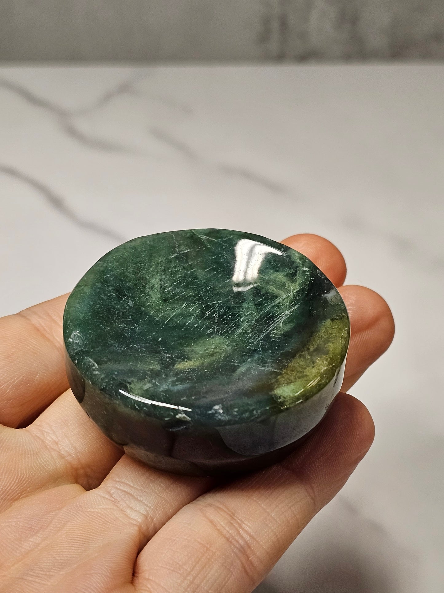 Moss Agate Bowl/Dish