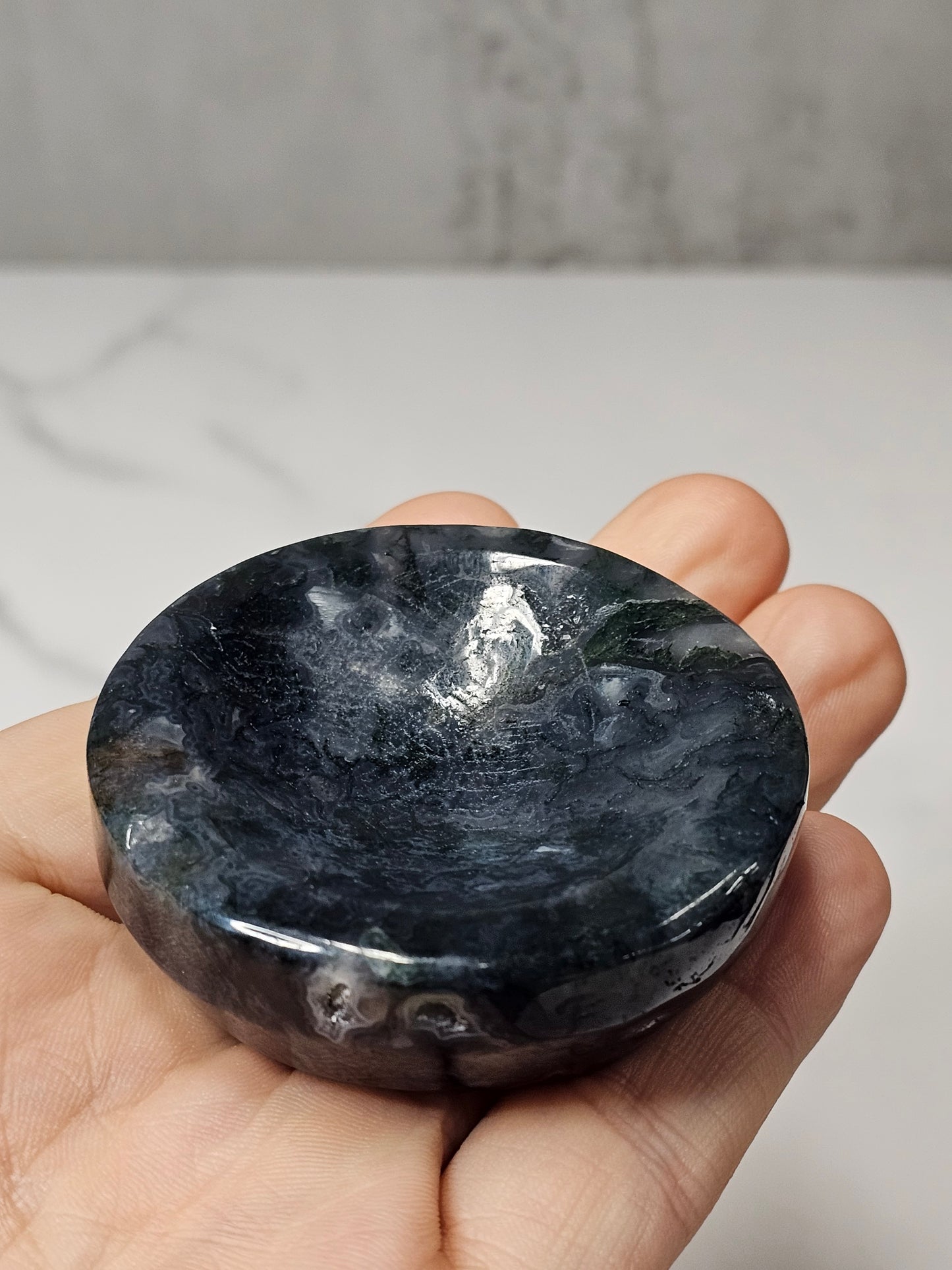 Moss Agate Bowl/Dish