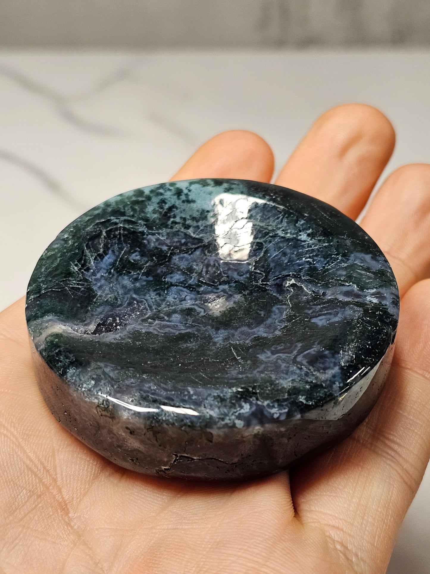 Moss Agate Bowl/Dish
