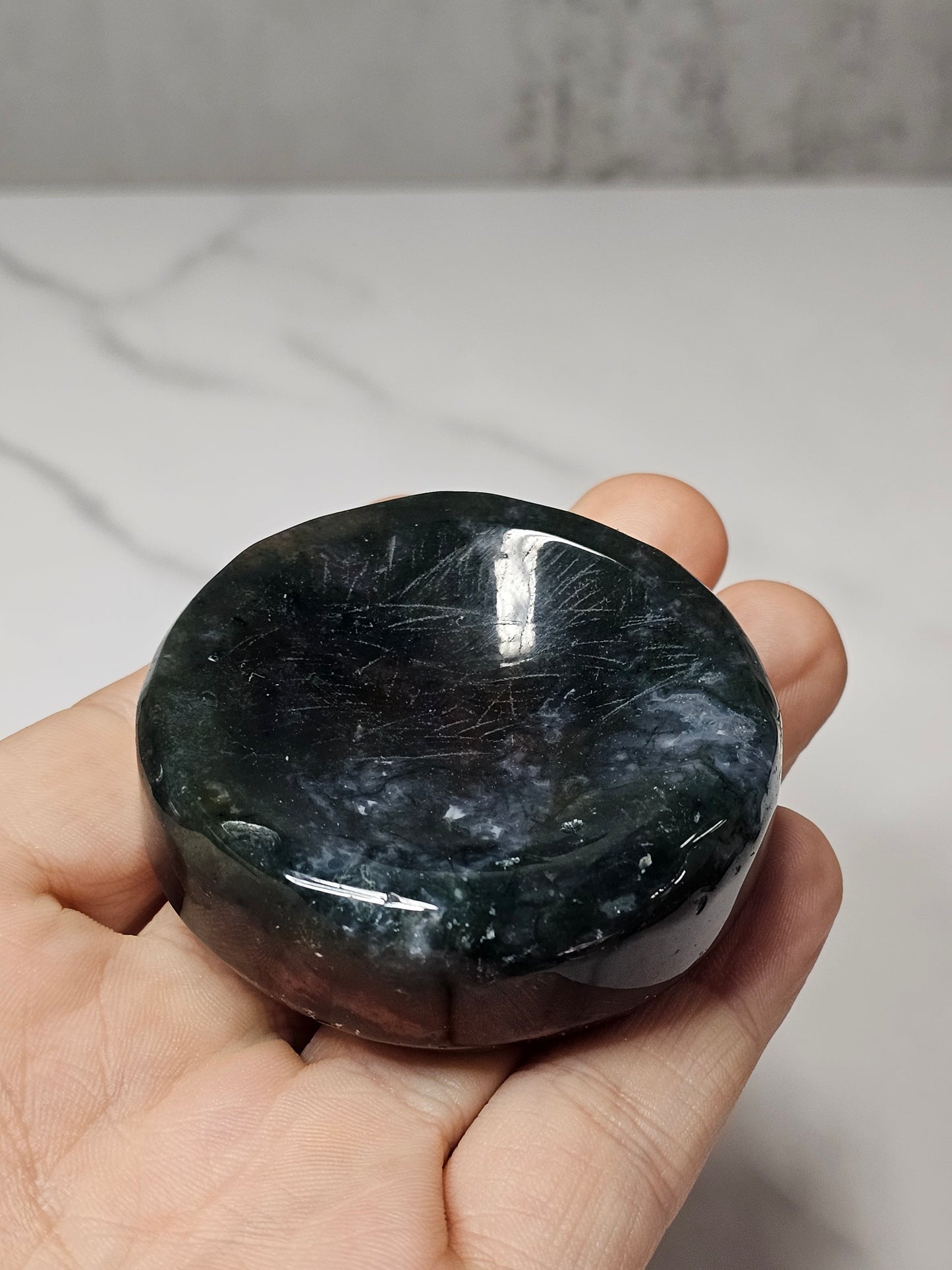 Moss Agate Bowl/Dish
