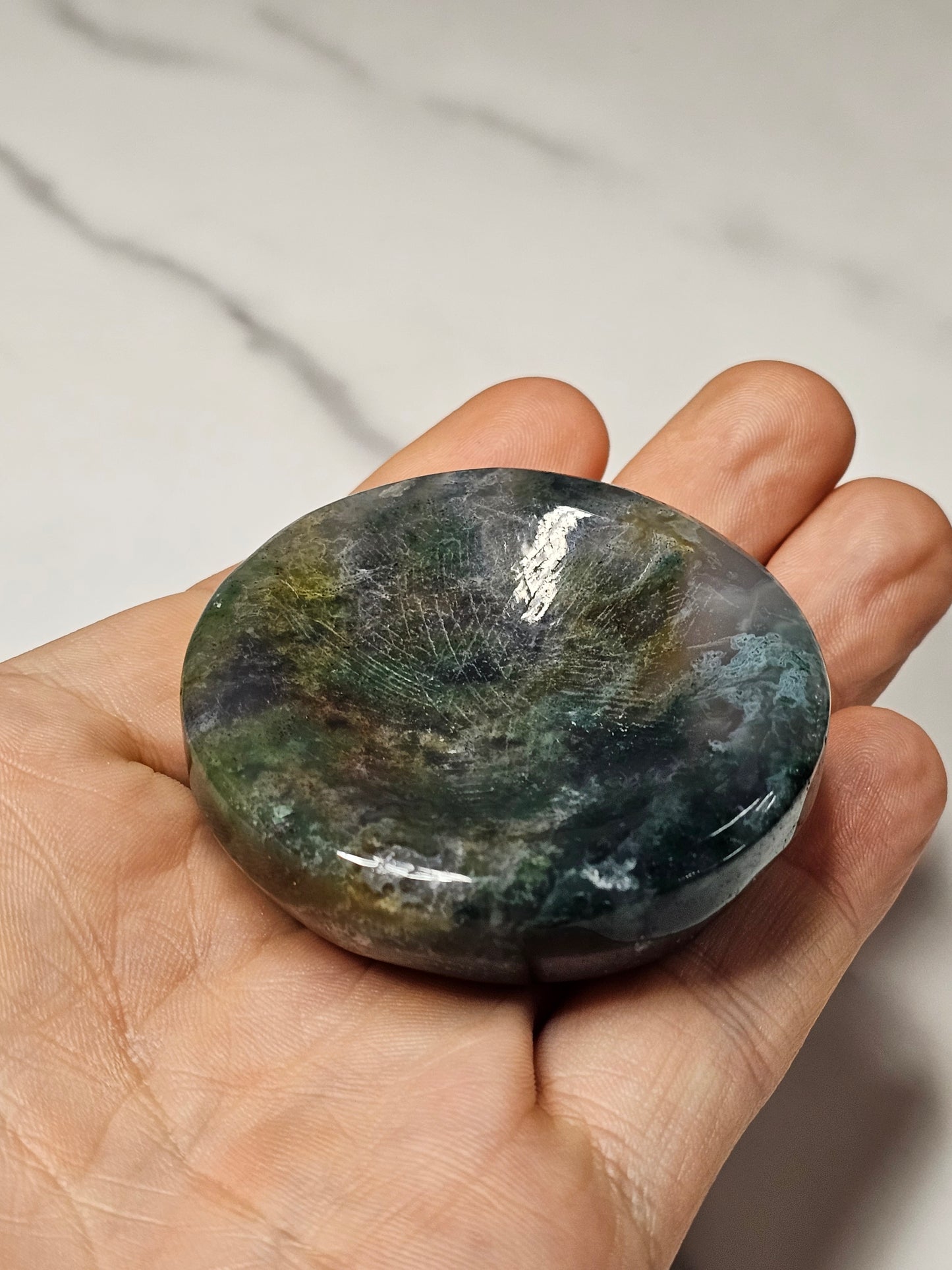 Moss Agate Bowl/Dish