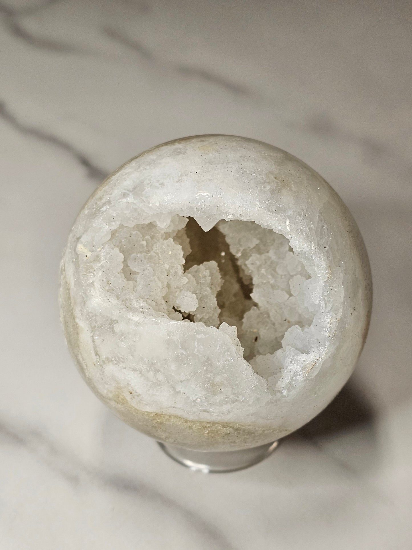 Moroccan Quartz Geode Sphere