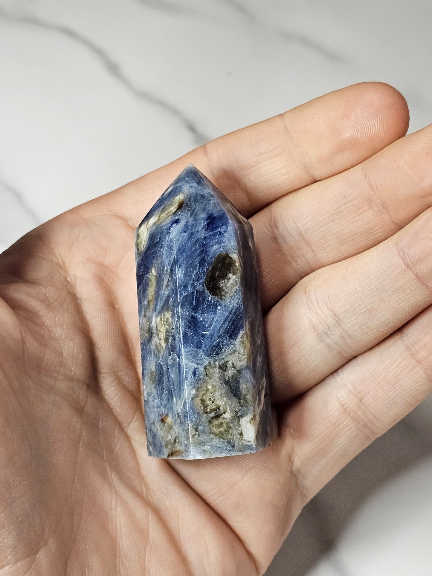 Blue Kyanite Tower