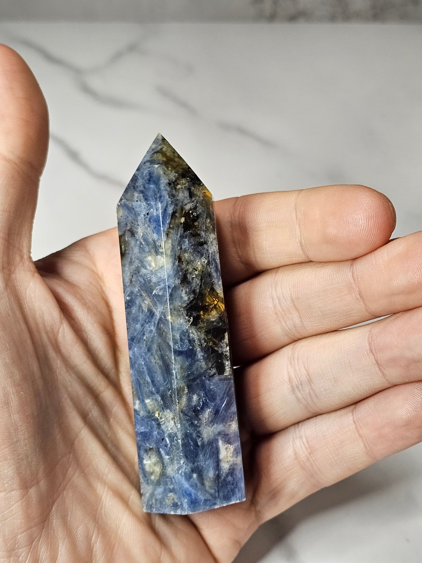 Blue Kyanite Tower