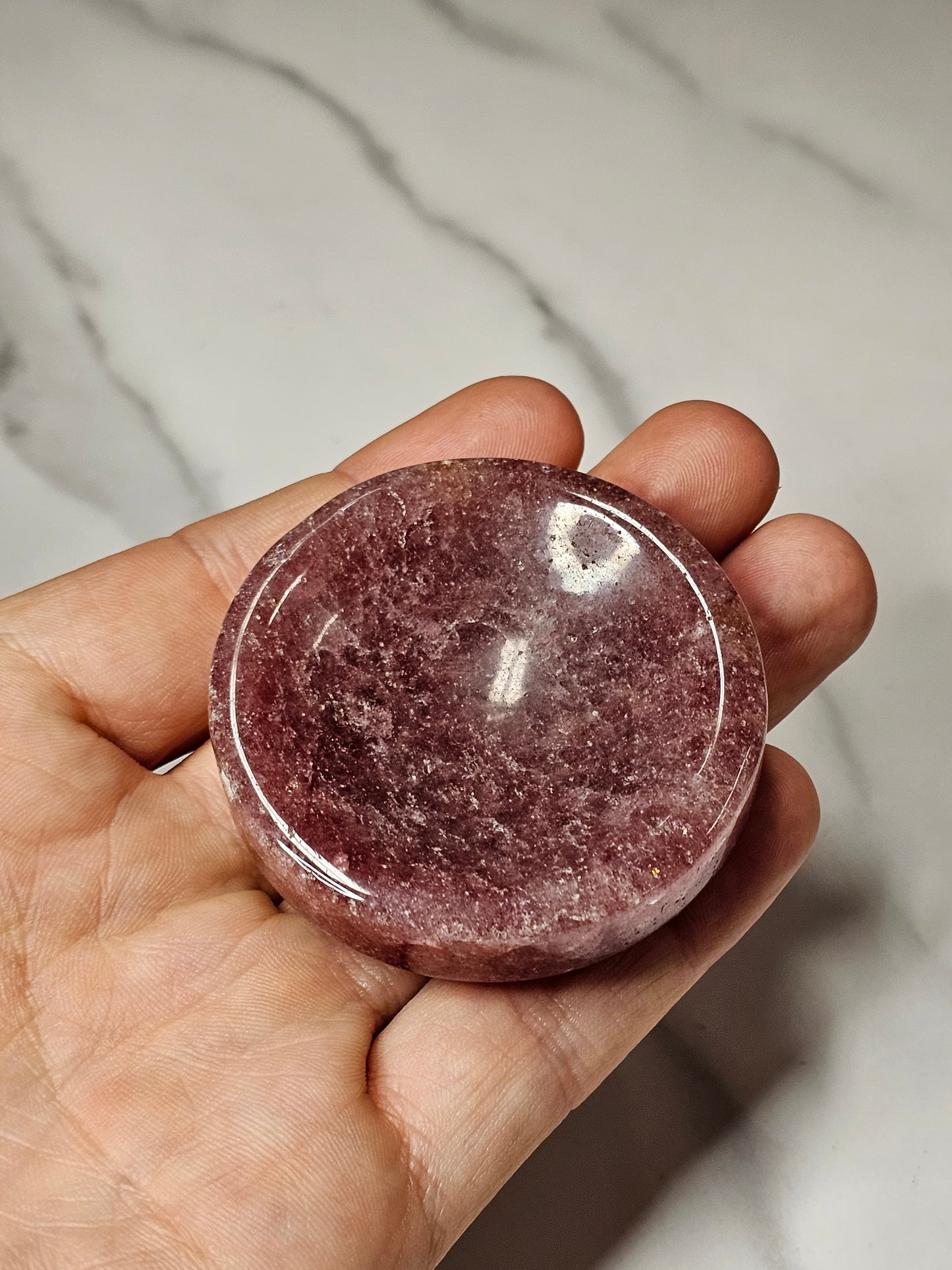Strawberry Quartz Bowl