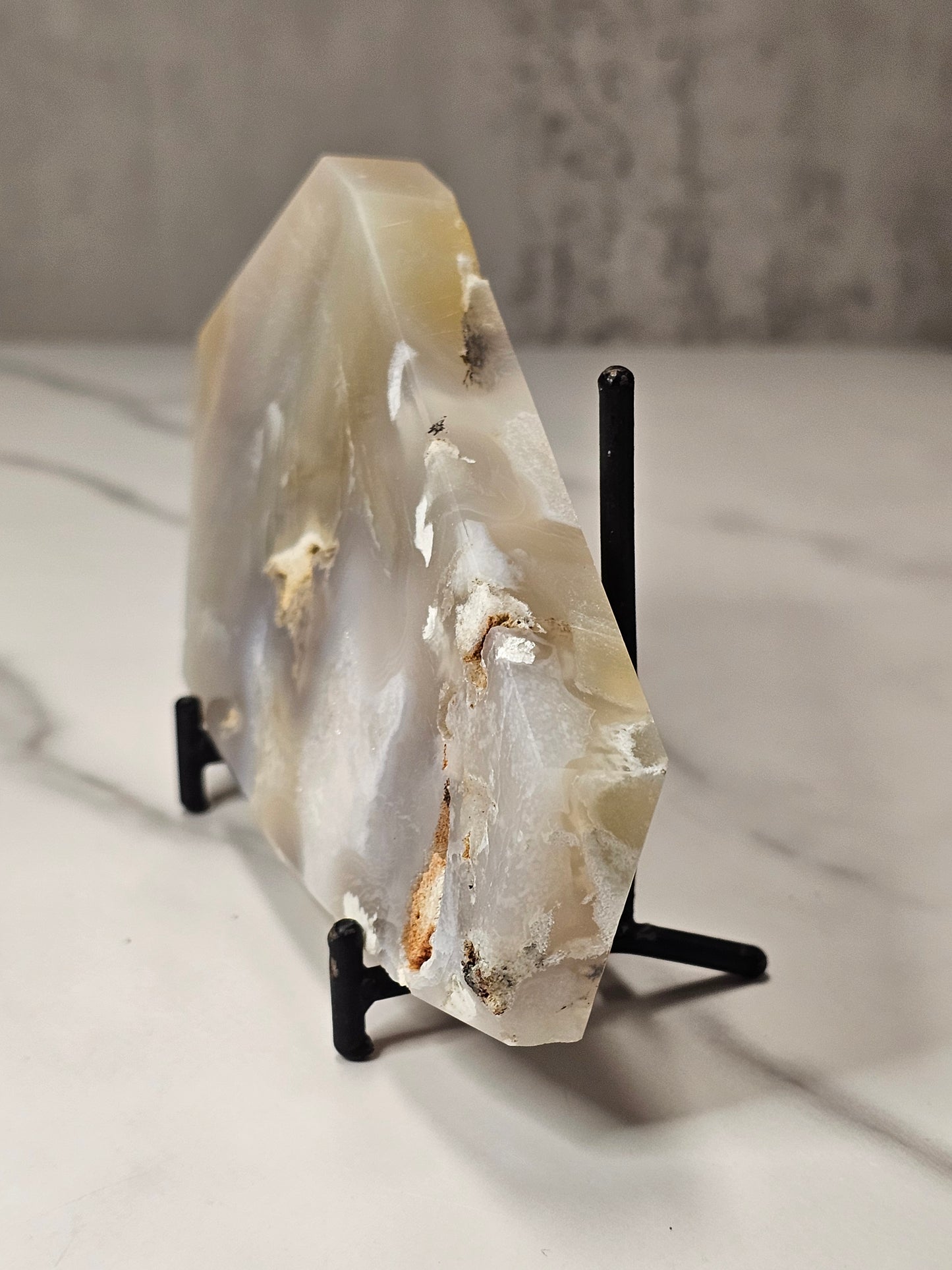 Flower Agate Polished Slice