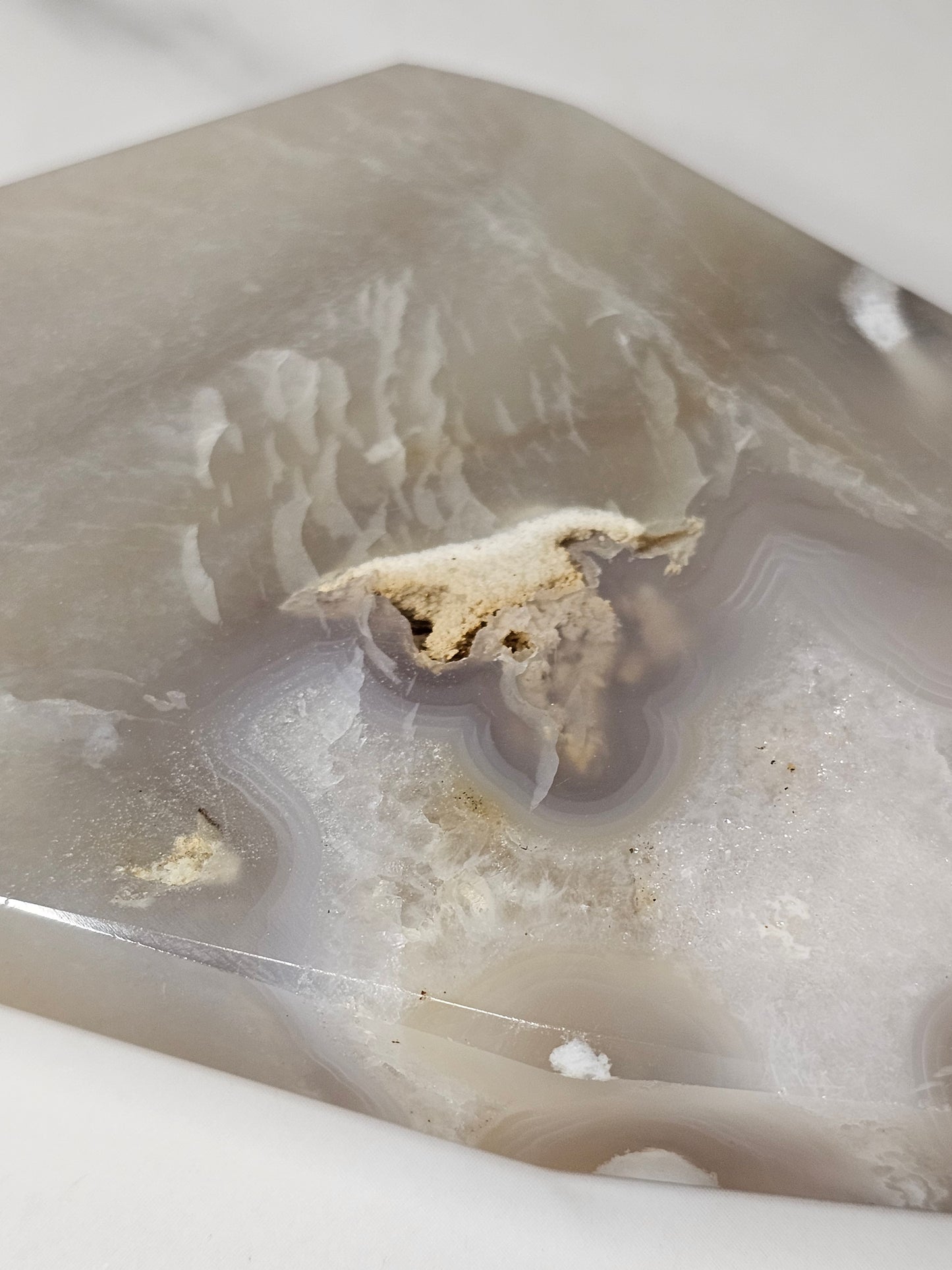 Flower Agate Polished Slice