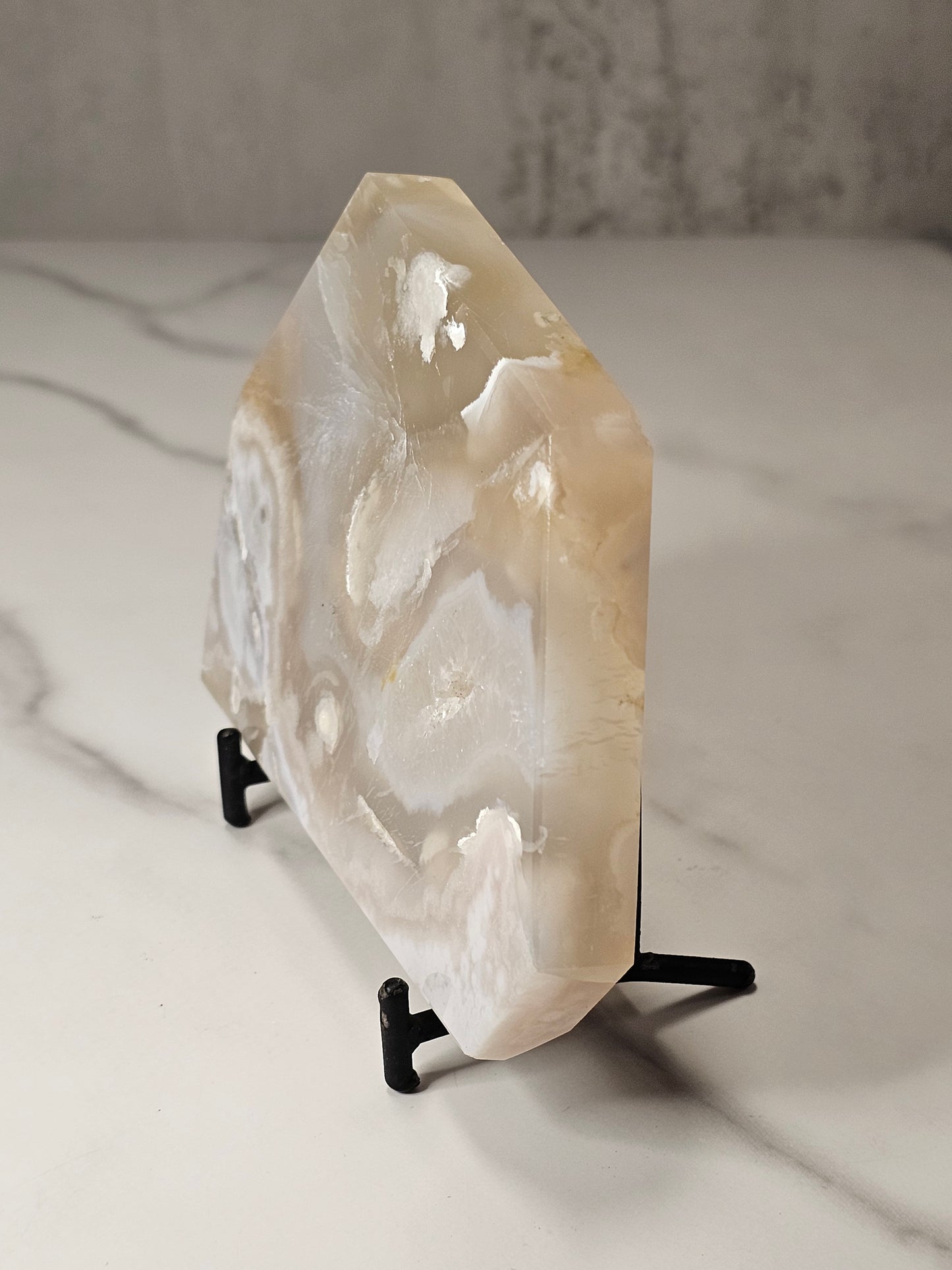 Flower Agate Polished Slice