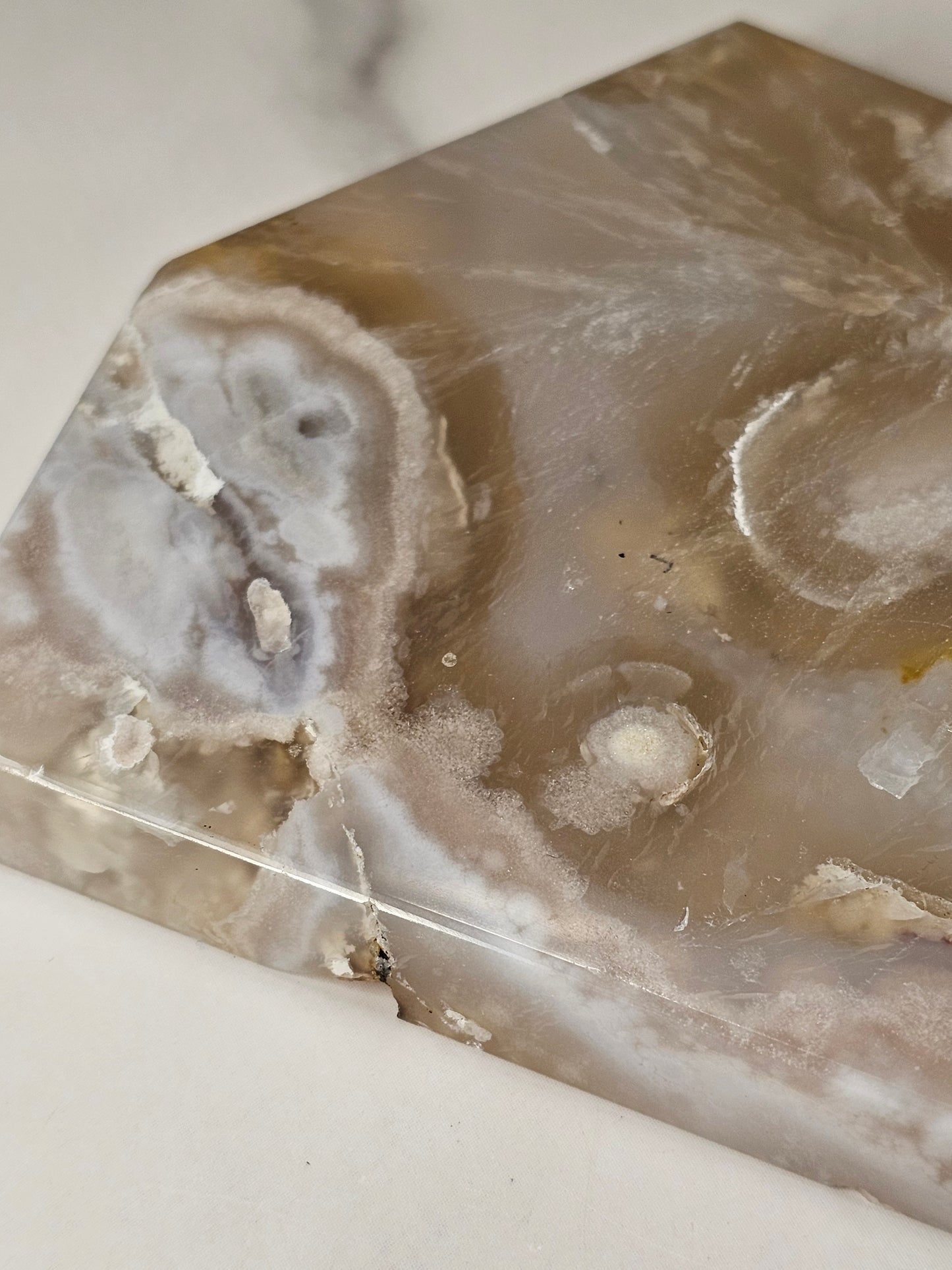 Flower Agate Polished Slice