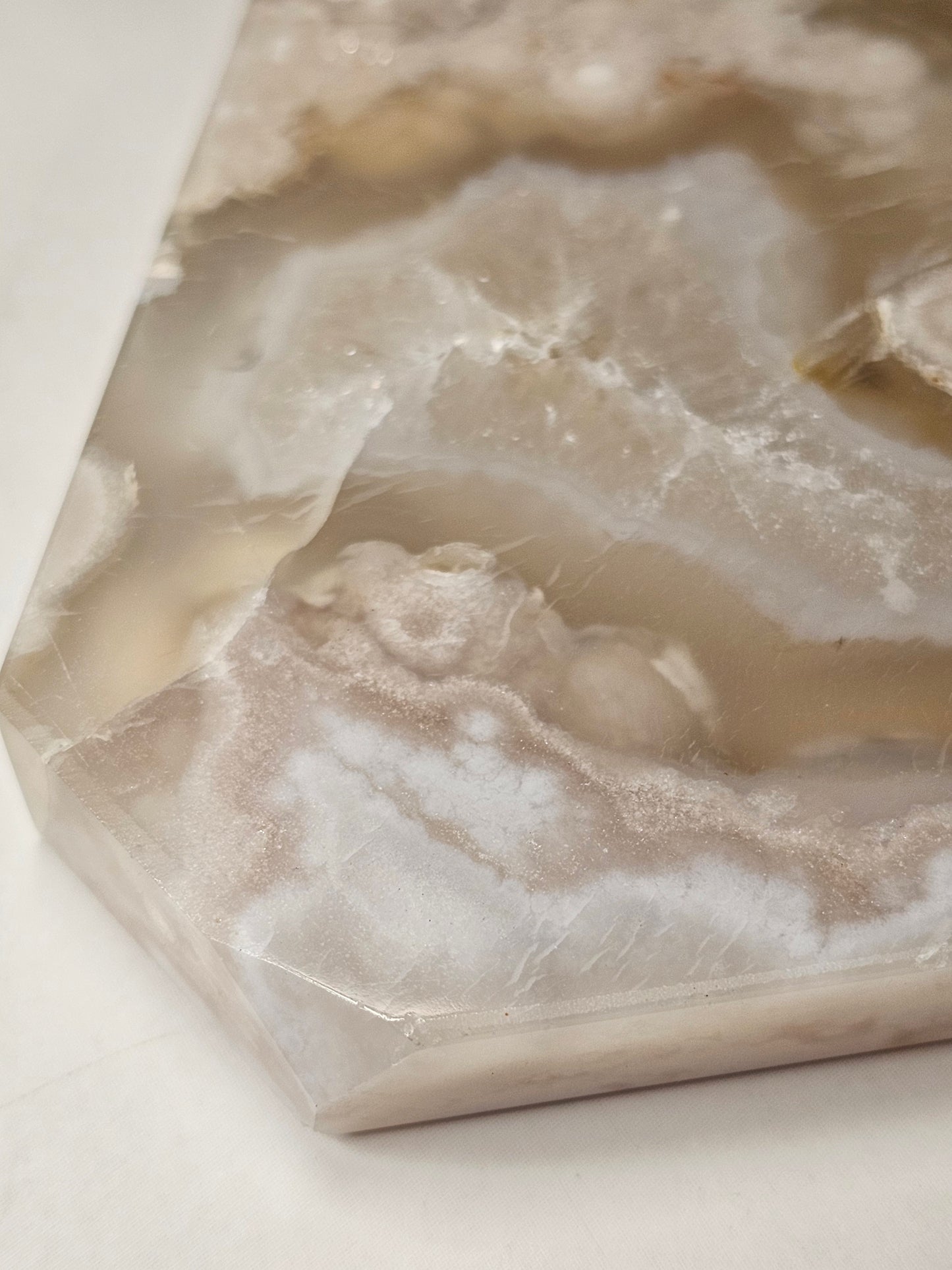 Flower Agate Polished Slice