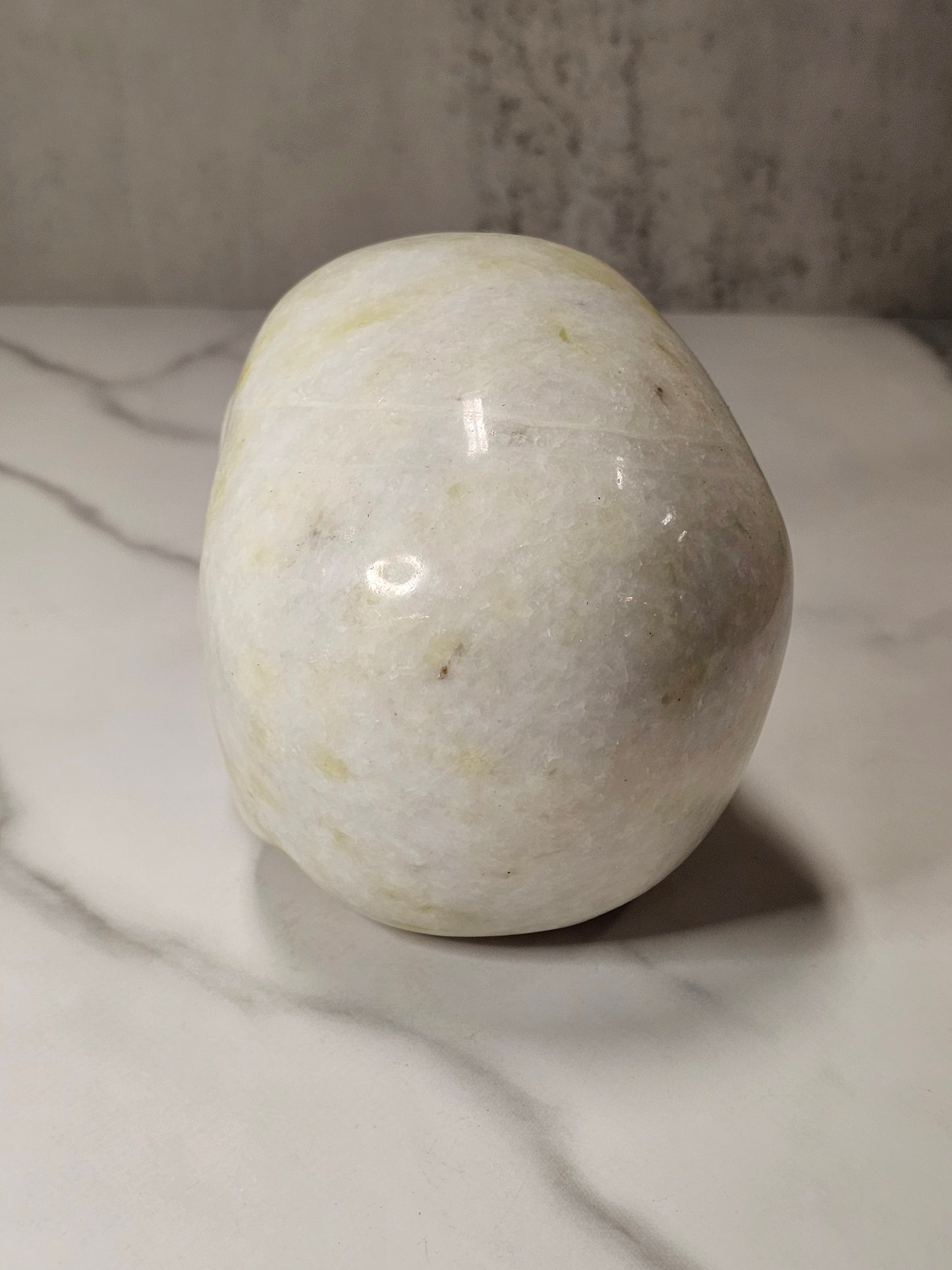 White Jade Skull Carving