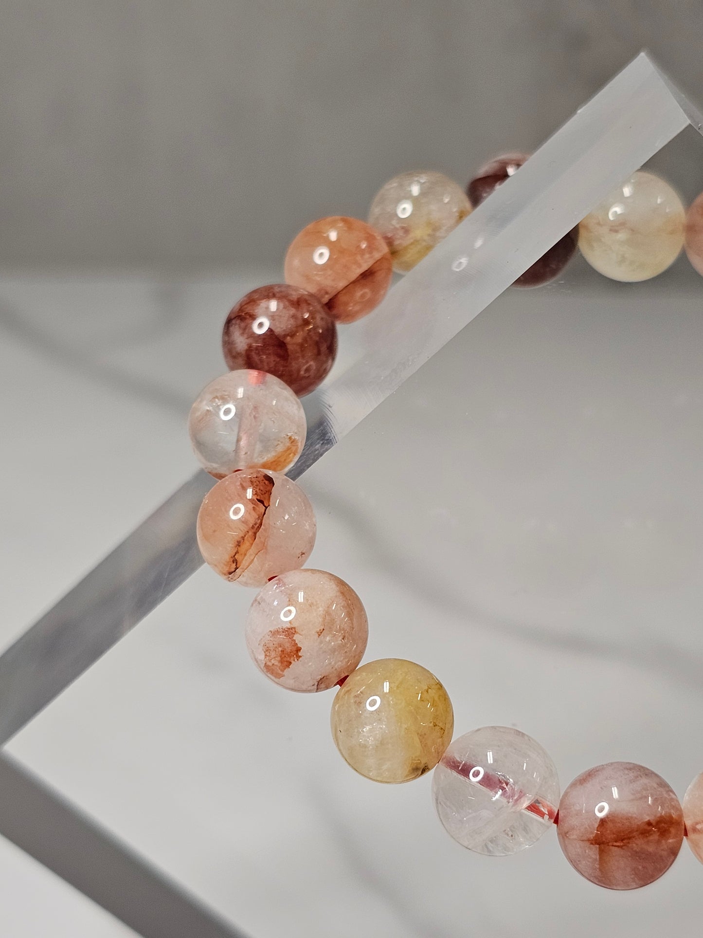 Fire Quartz Stretchy Bracelet